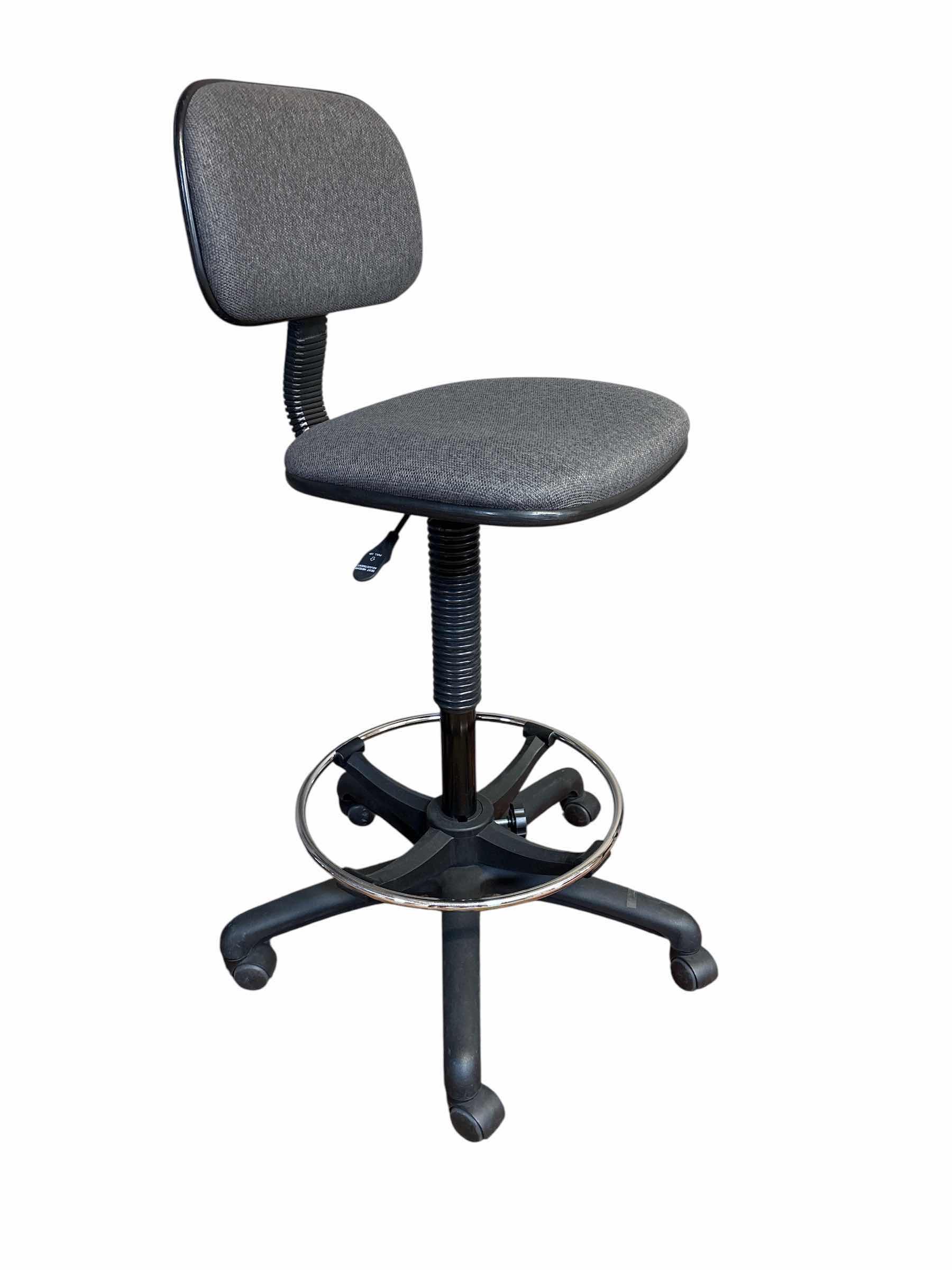 Photo 1 of GREY ARMLESS CHAIR W SEAT HEIGHT ADJUSTMENT