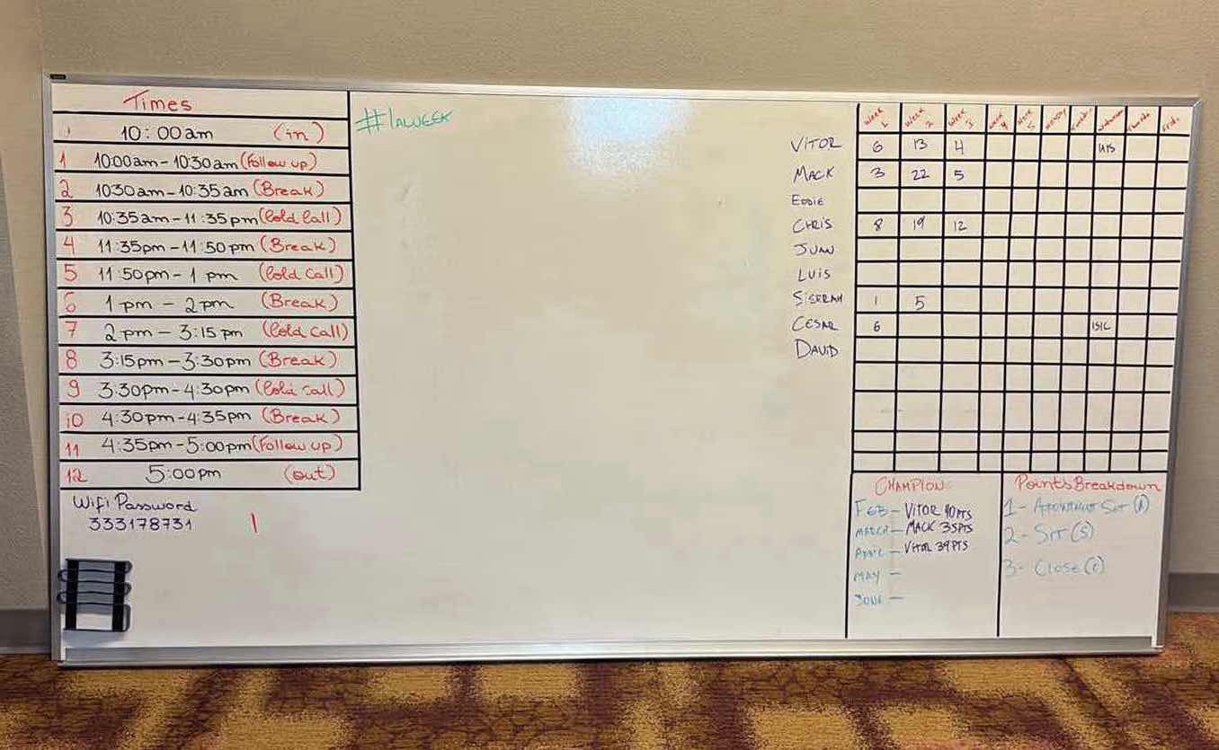 Photo 1 of QUARTET WHITE BOARD 8' X 4'