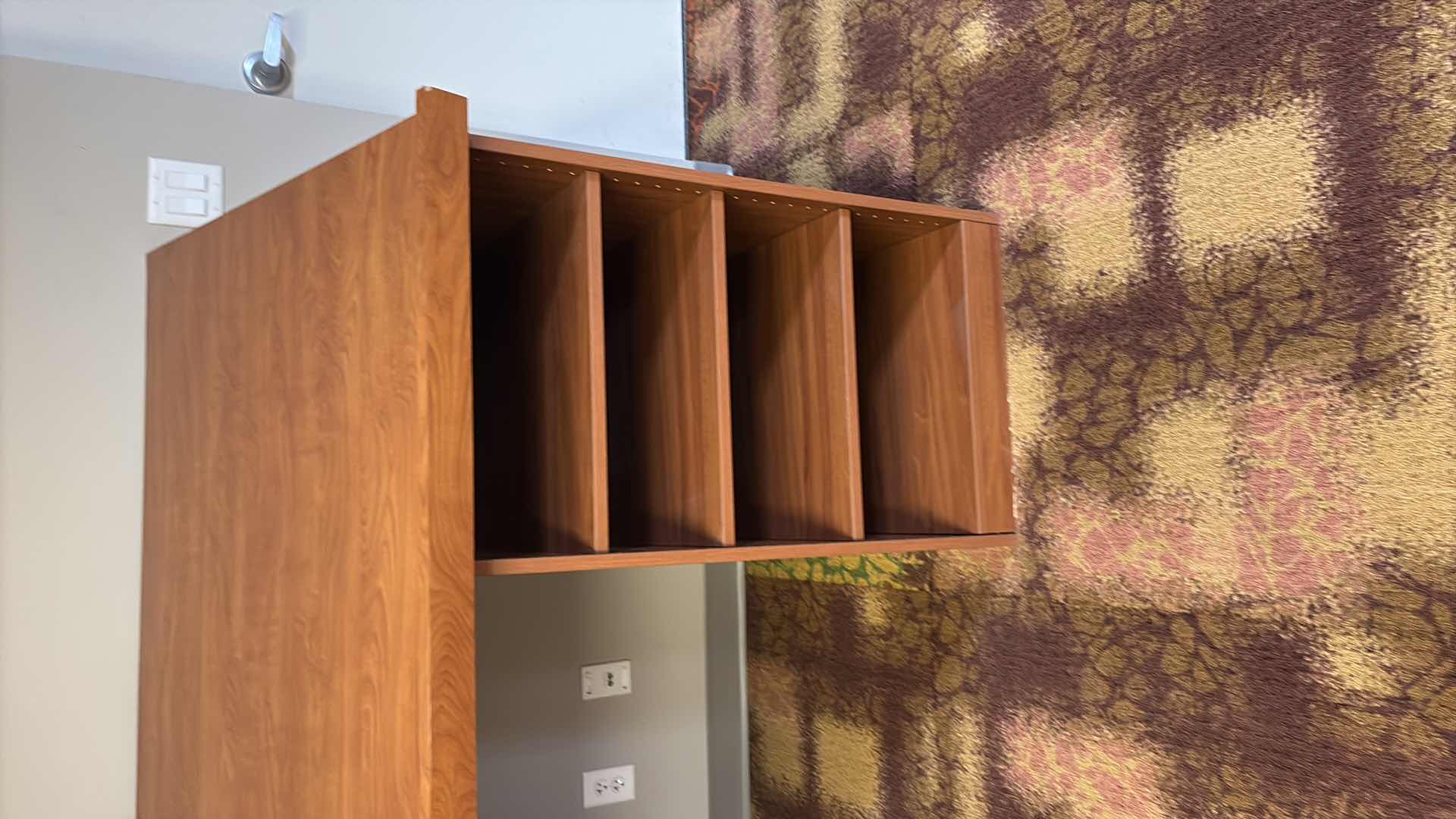 Photo 1 of 3 PC- CUSTOM DESK W SIDE SHELVES 98” X 39” H50” 