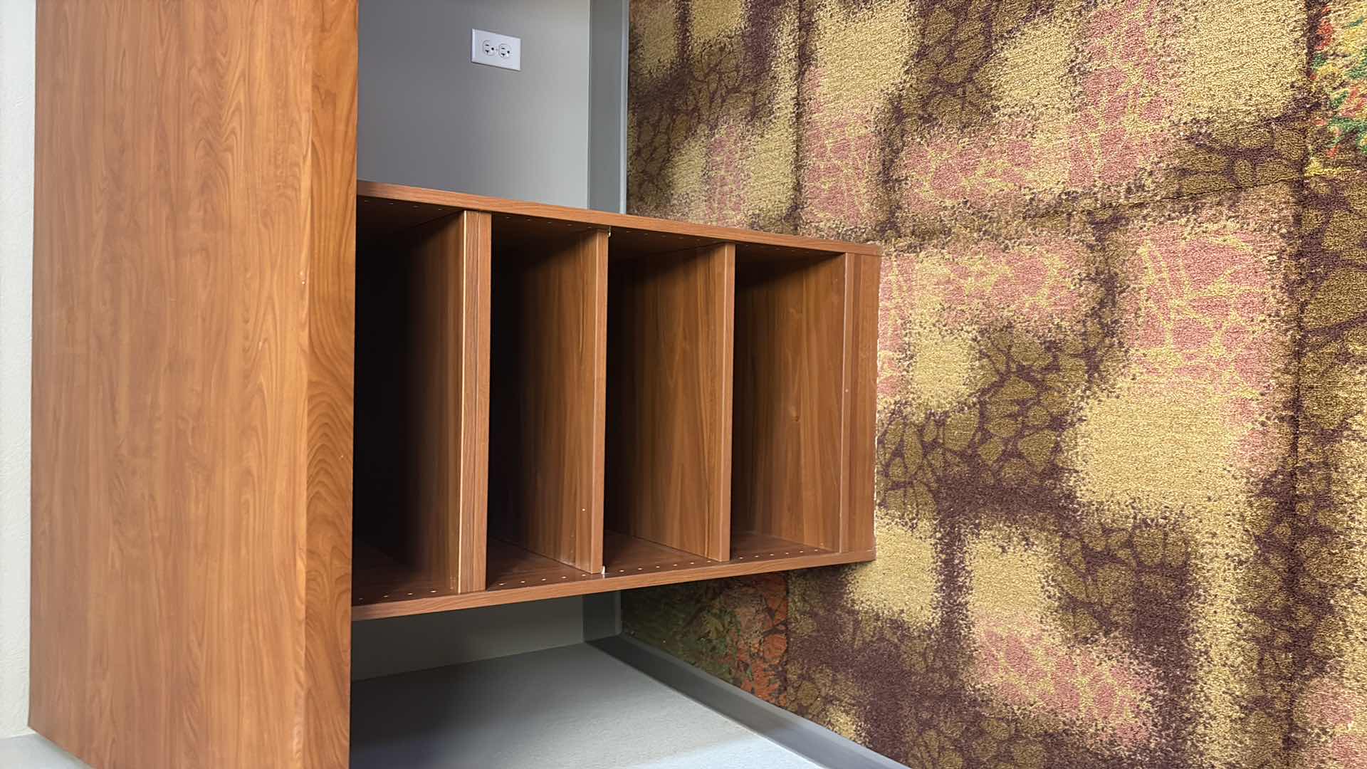 Photo 1 of 3 PC- CUSTOM DESK W SIDE SHELVES 98” X 39” H50” 