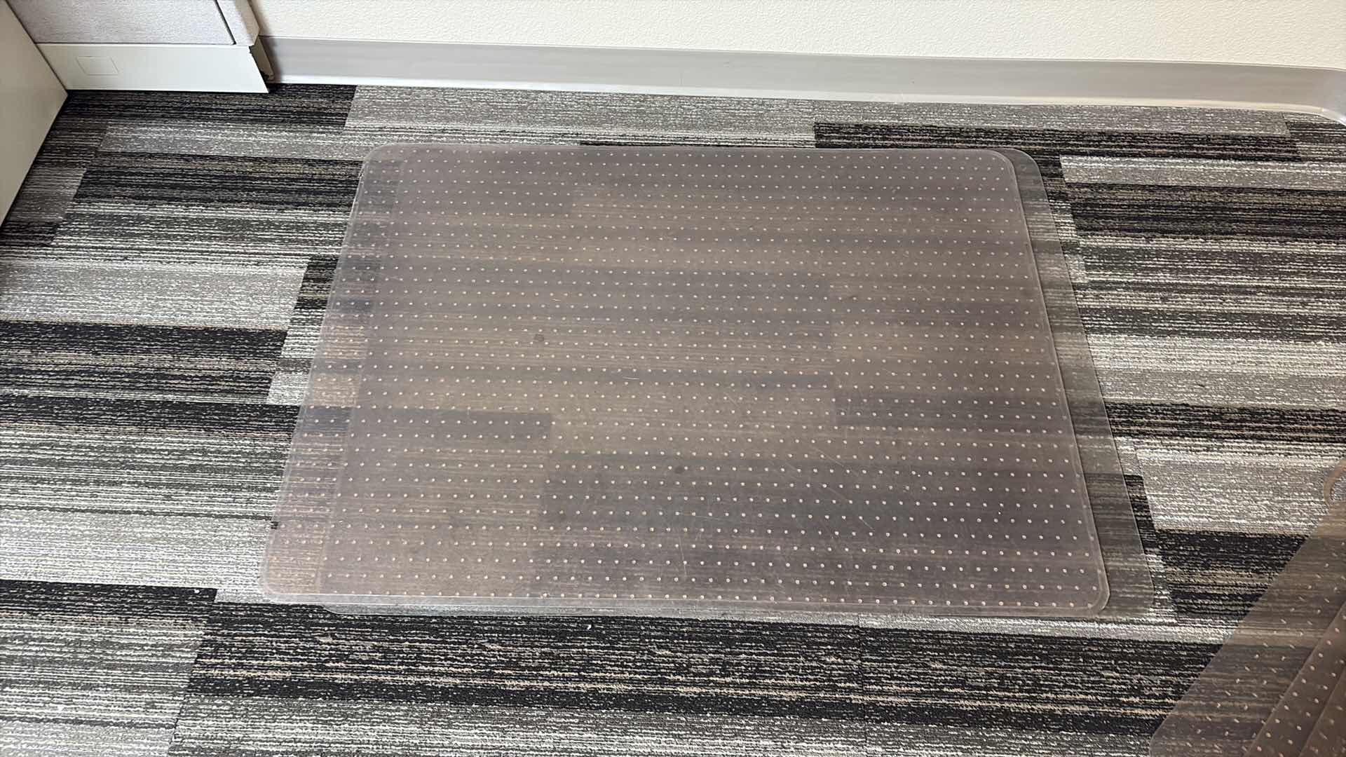 Photo 1 of 5- PLASTIC ROLLING CHAIR CARPET PROTECTORS 