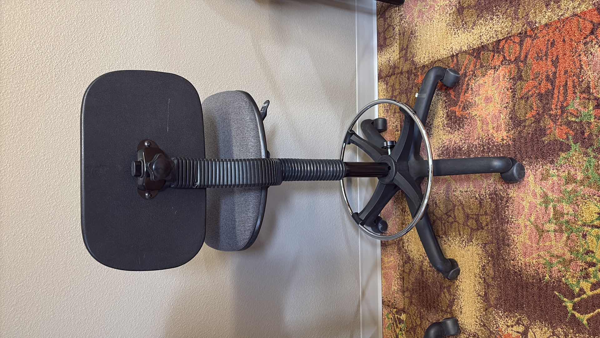 Photo 1 of GREY ADJUSTABLE HEIGHT ARMLESS STOOL/CHAIR 