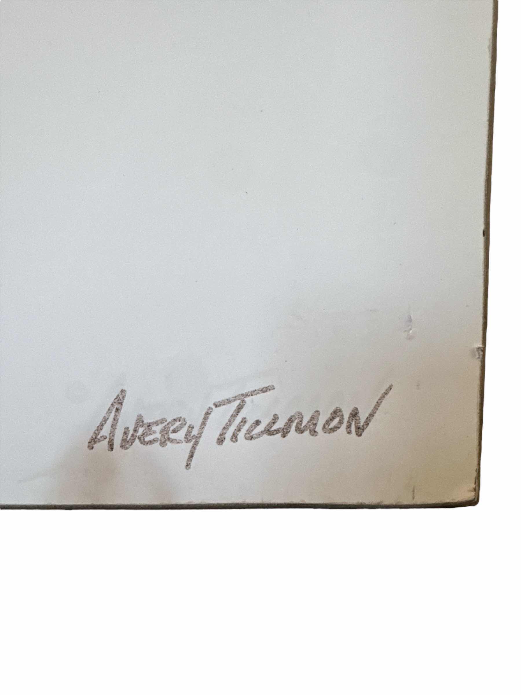 Photo 1 of MODERN VINTAGE FLORAL WRAPPED CANVAS PAINTING ARTWORK BY AVERY TILMON 26”x31.5”