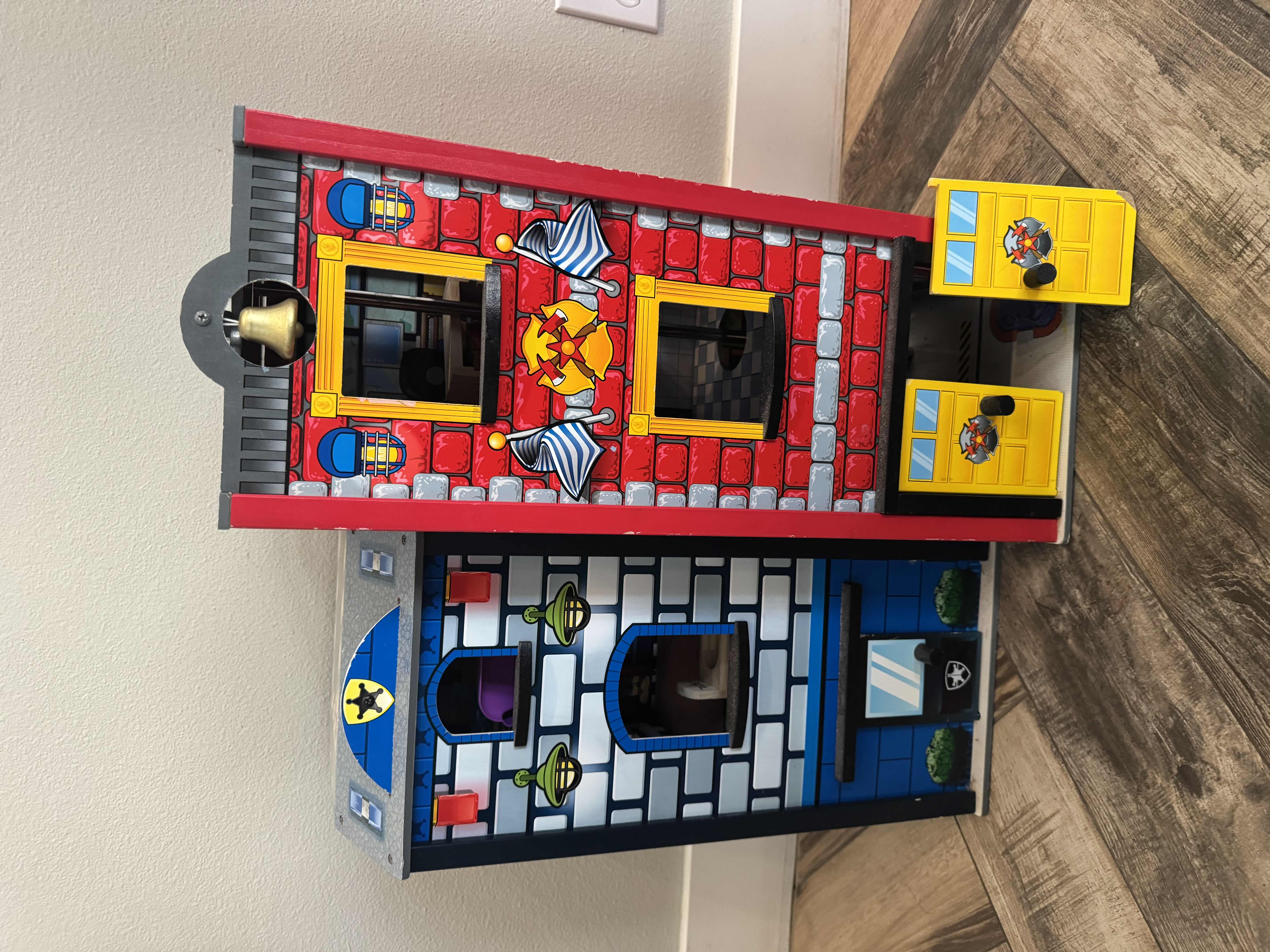 Photo 1 of WOOD FIRE STATION, TRUCK & TOYS