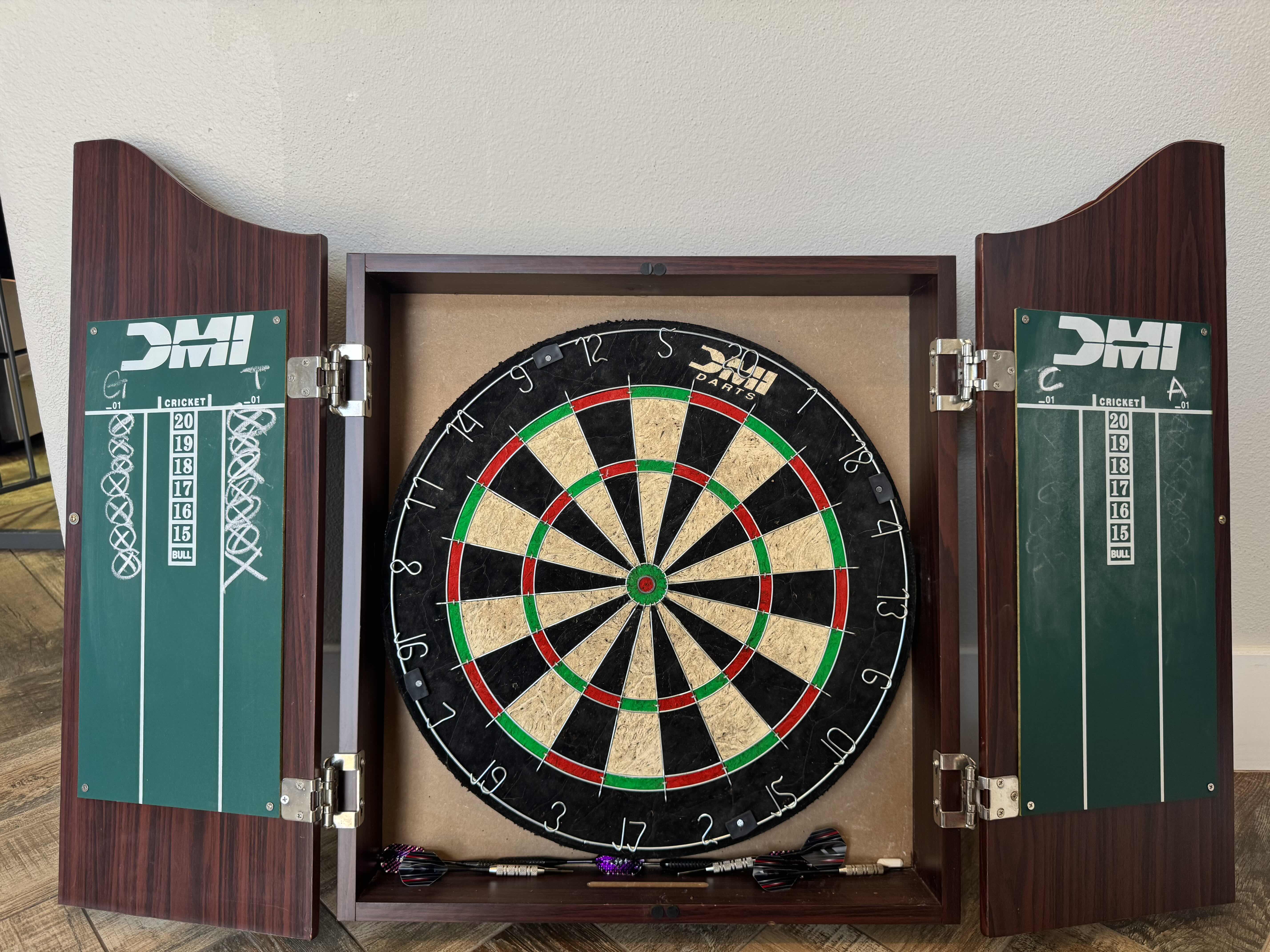 Photo 1 of DARTBOARD CABINET SET 20”x25”