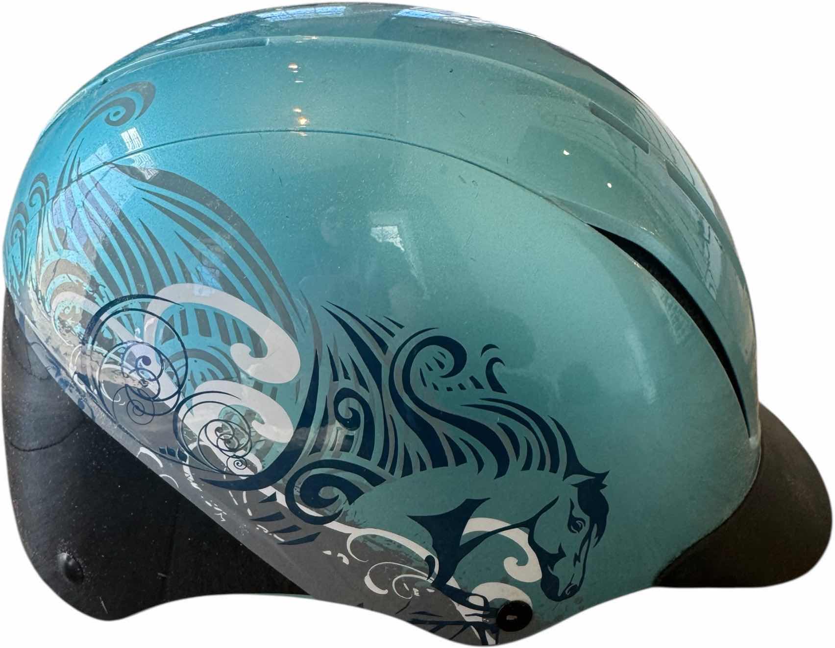 Photo 1 of TROXEL SPIRIT RIDING HELMET TEAL/BLACK