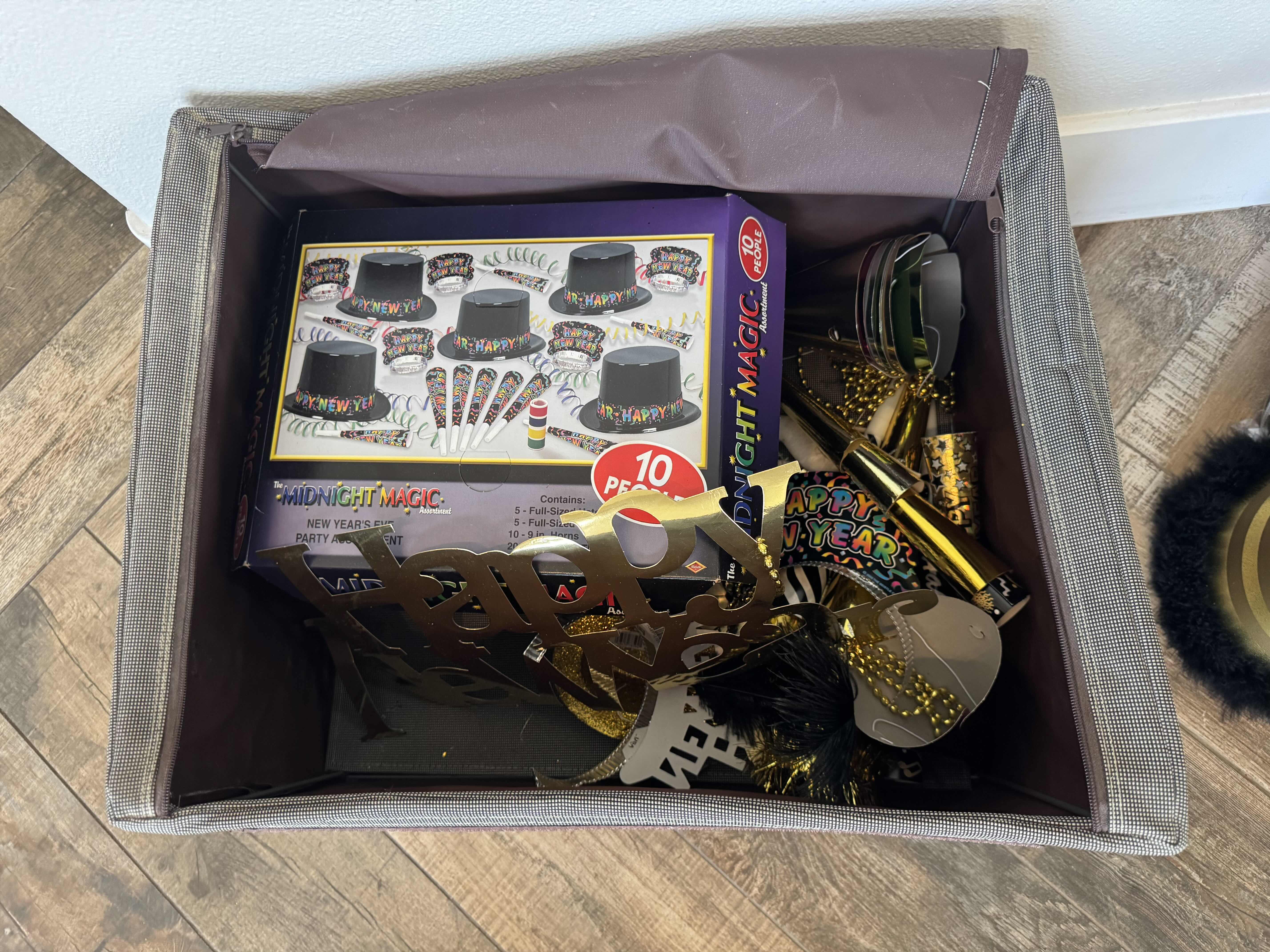 Photo 1 of NEW YEARS DECORATIONS, GIFT WRAPPING , COSTUME, HOT GLUE GUN

