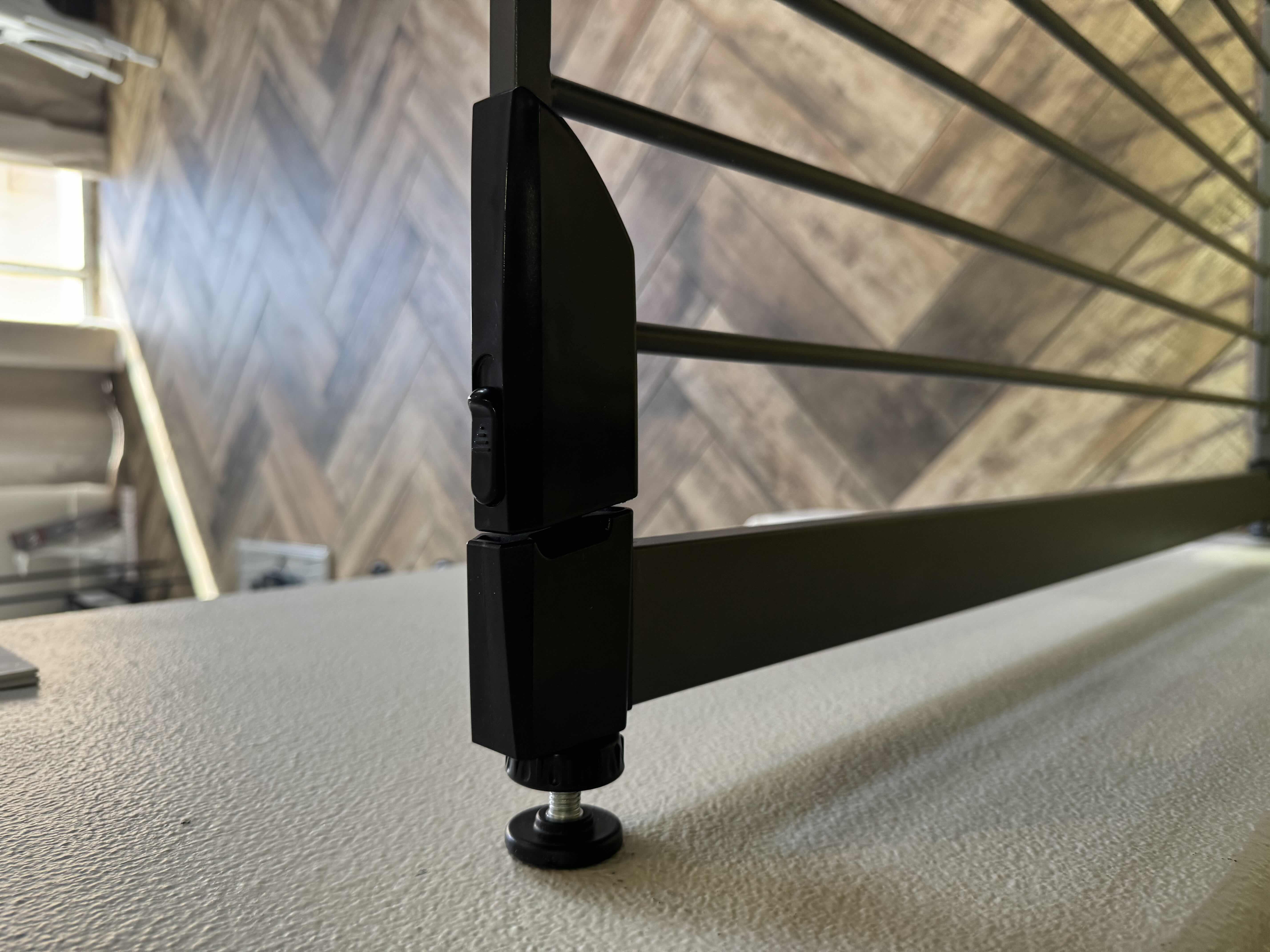 Photo 1 of TALL BLACK METAL PRESSURE MOUNTED GATE W33” H40”