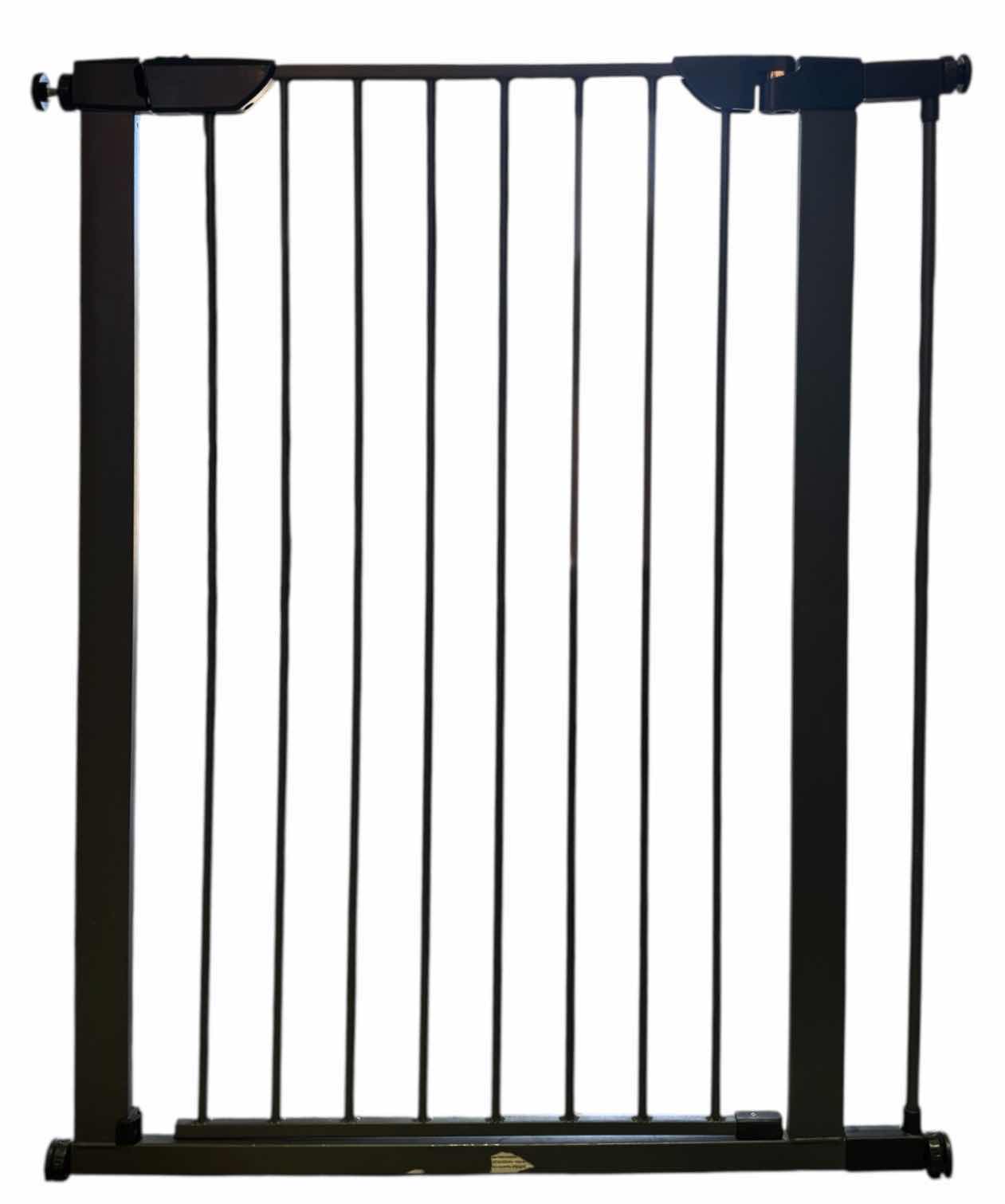 Photo 1 of TALL BLACK METAL PRESSURE MOUNTED GATE W33” H40”