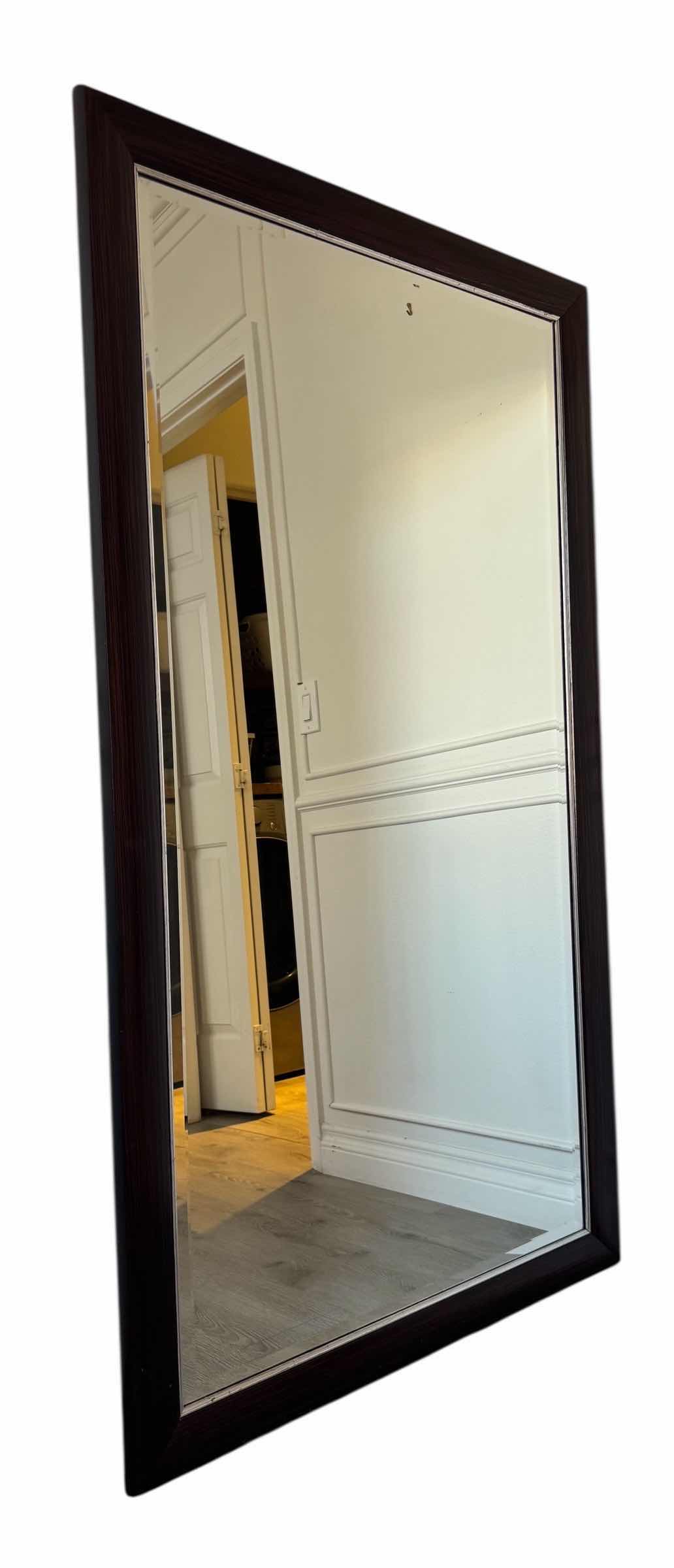 Photo 1 of WOOD FRAMED MIRROR 35”x65”
