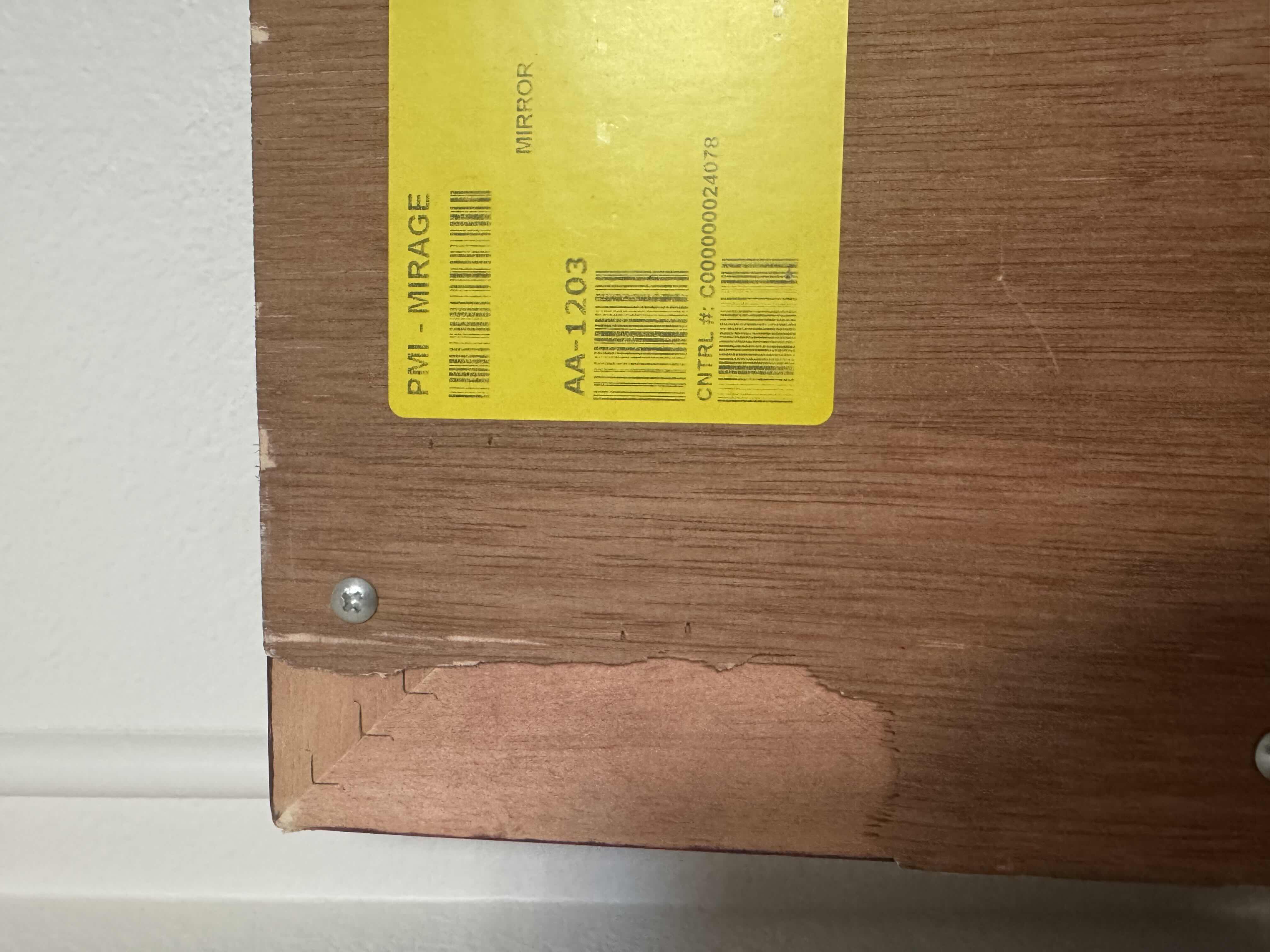 Photo 5 of WOOD FRAMED MIRROR 35”x65”