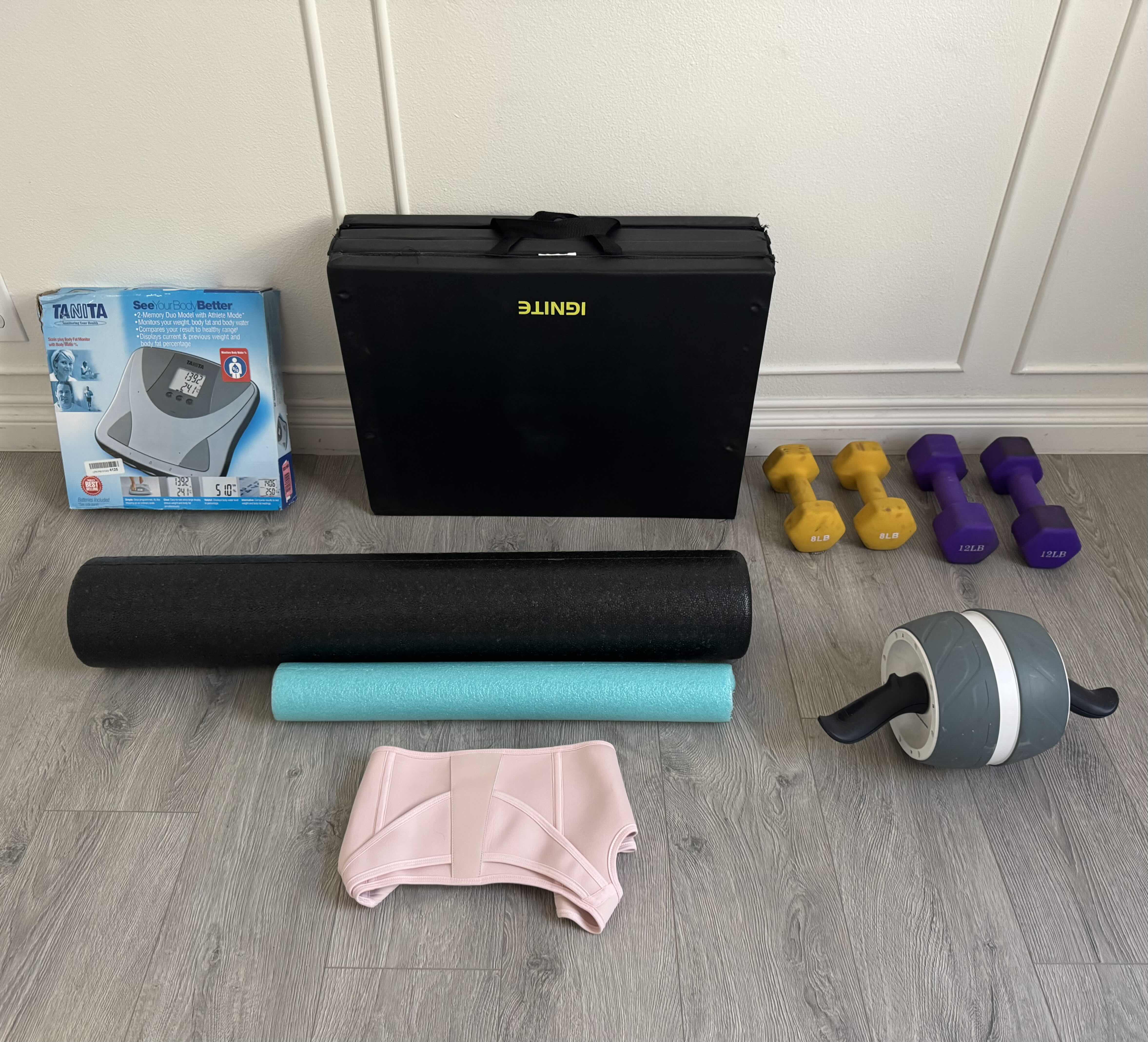 Photo 1 of WORK OUT EQUIPMENT, HAND WEIGHTS
