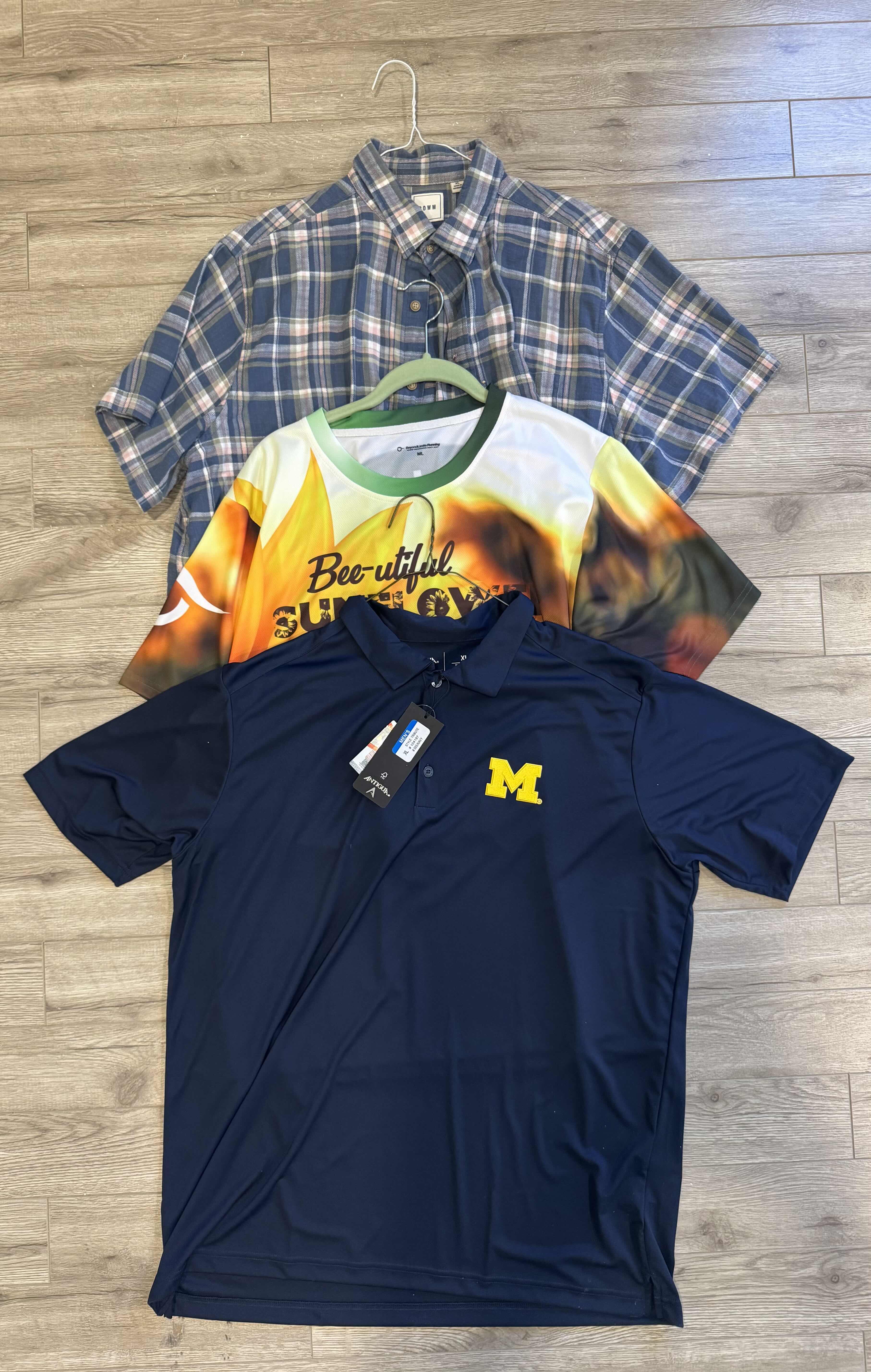 Photo 1 of 6-MEN'S NAME BRAND SHIRTS (SIZE L/XL)