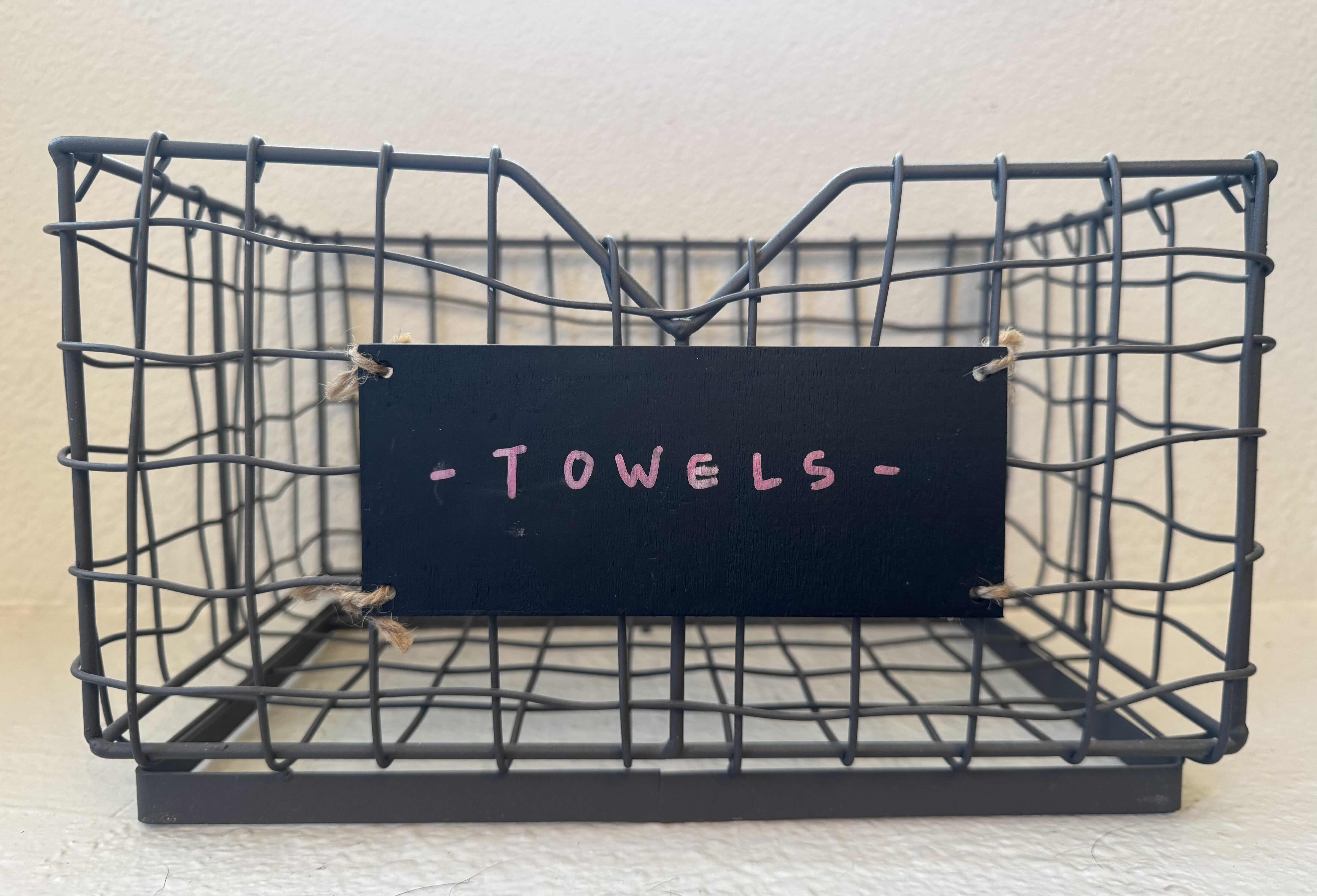 Photo 1 of ROUND TABLE MATS, DECORATIVE CUTTING BOARDS & METAL BASKET

