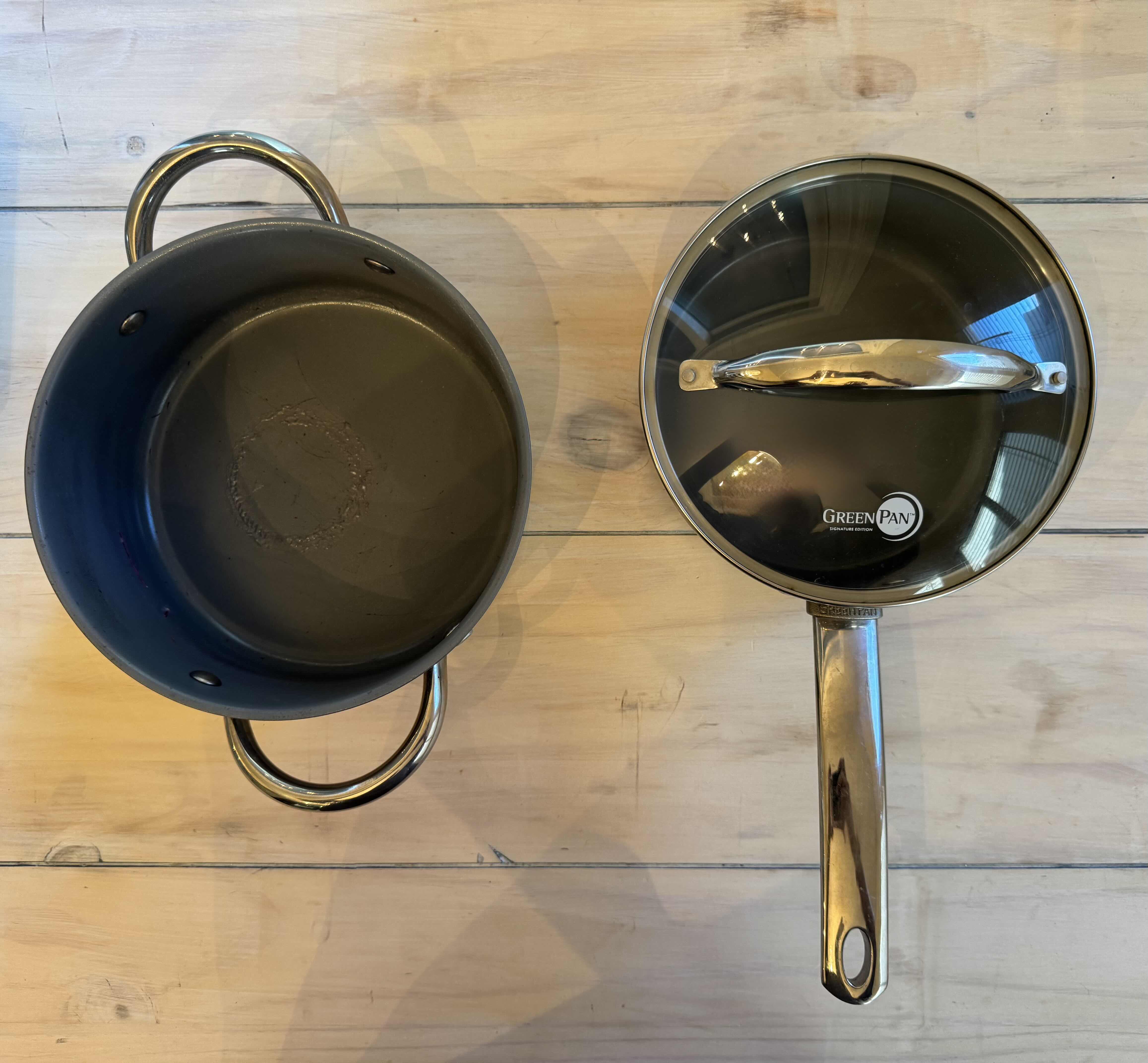 Photo 5 of COPPER TEA KETTLE, POTS & KITCHEN UTENSILS