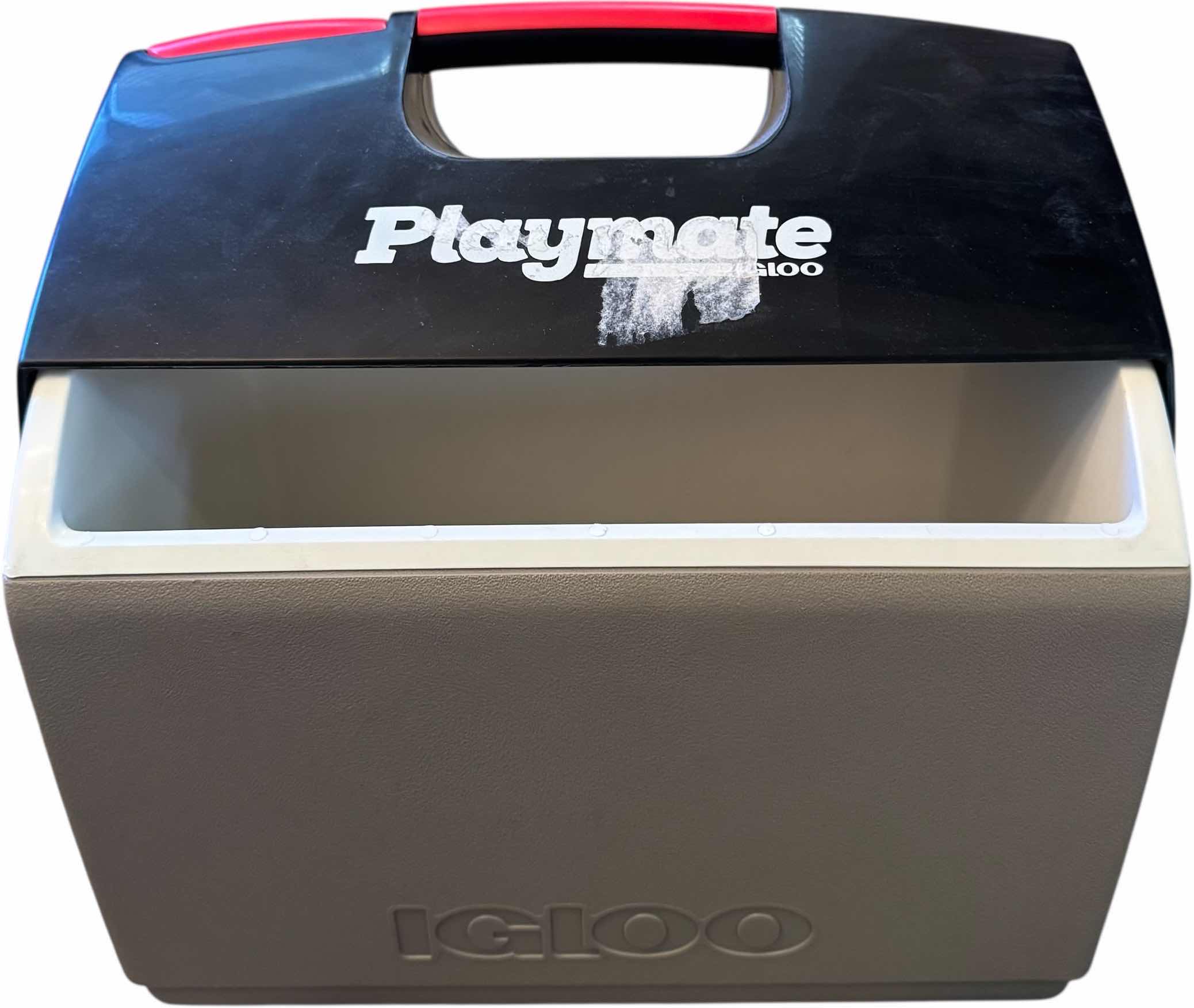 Photo 1 of VINTAGE DIRT DEVIL HANDHELD VACUUM, PLAYMATE IGLOO COOLER

