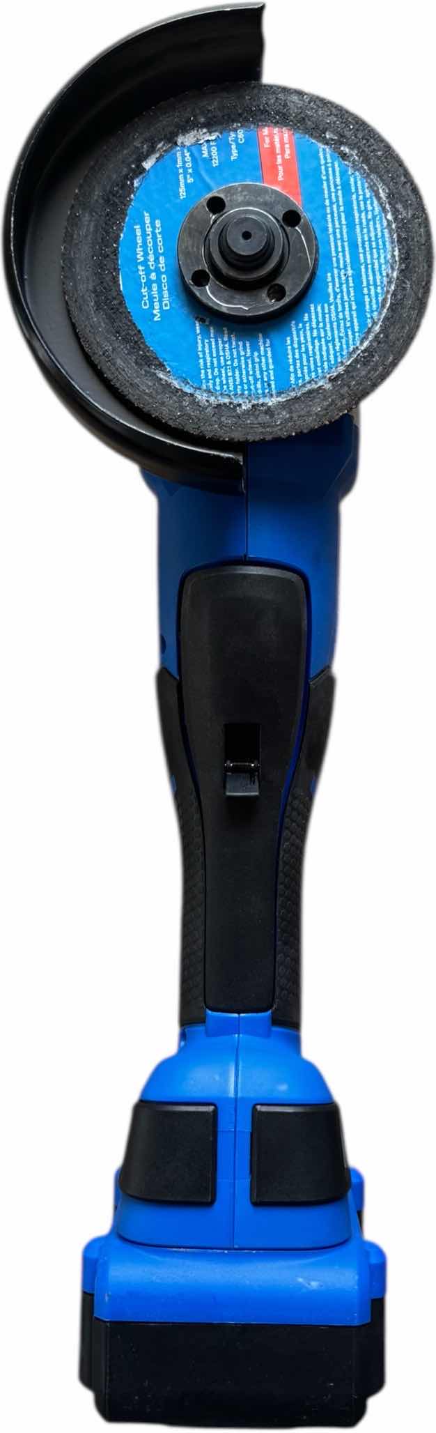 Photo 1 of KOBALT 24V MAX BRUSHLESS ANGLE GRINDER/CUT-OFF TOOL MODEL #KAG 424B-03 W ACCESSORIES