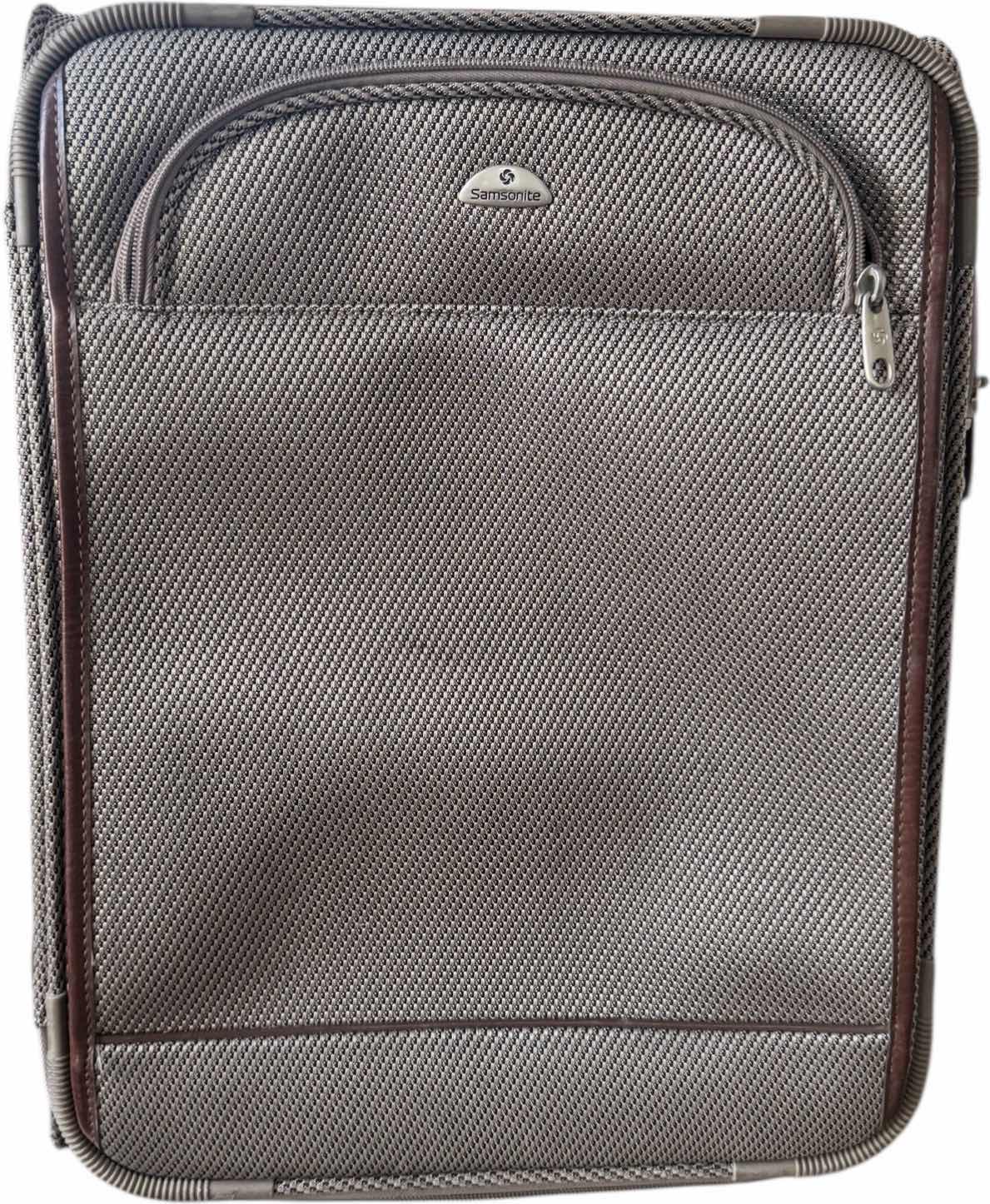 Photo 4 of 27" CHAPS NAVY BLUE LUGGAGE, SAMSONITE GREY CARRY-ON LUGGAGE