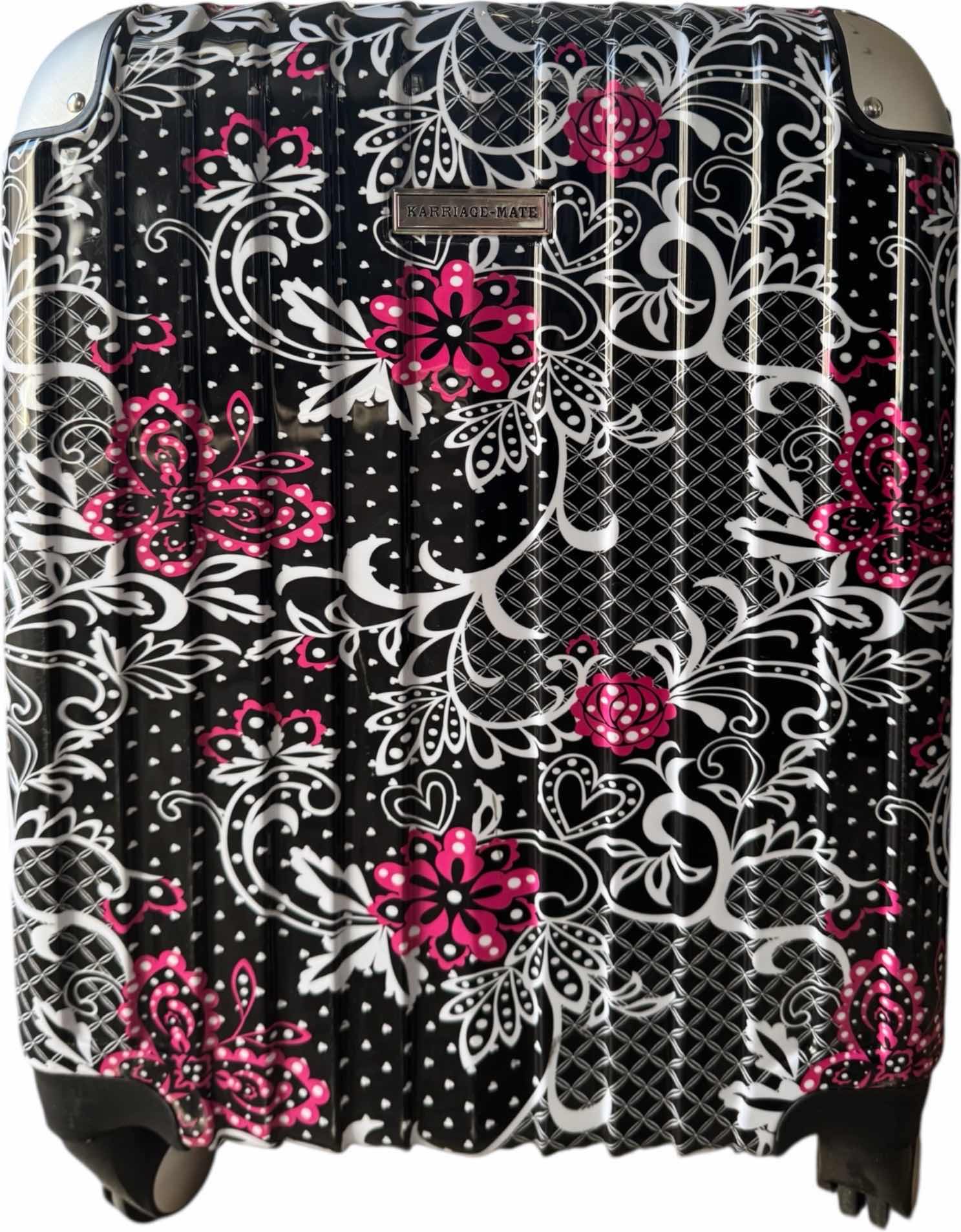 Photo 1 of 24" SAMSONITE LUGGAGE, KARRIAGE MATE CARRY-ON FLORAL LUGGAGE