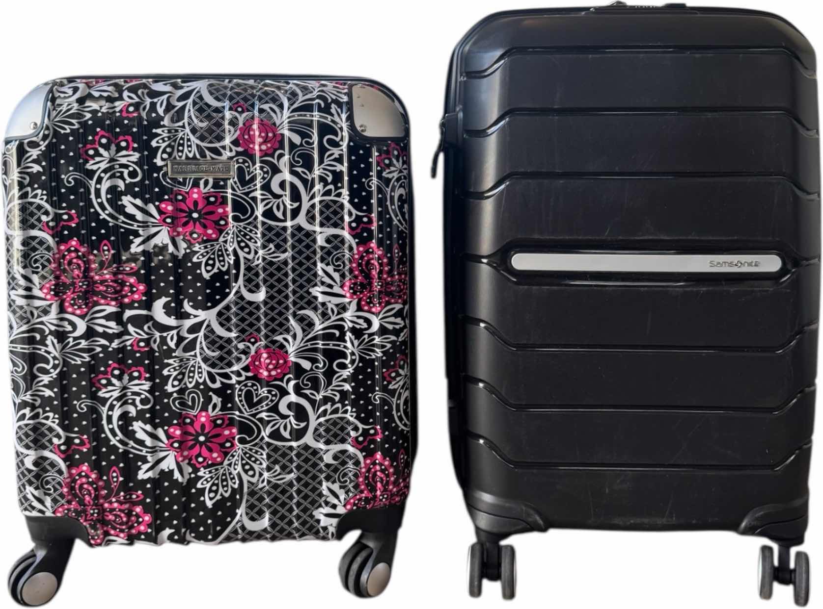 Photo 1 of 24" SAMSONITE LUGGAGE, KARRIAGE MATE CARRY-ON FLORAL LUGGAGE