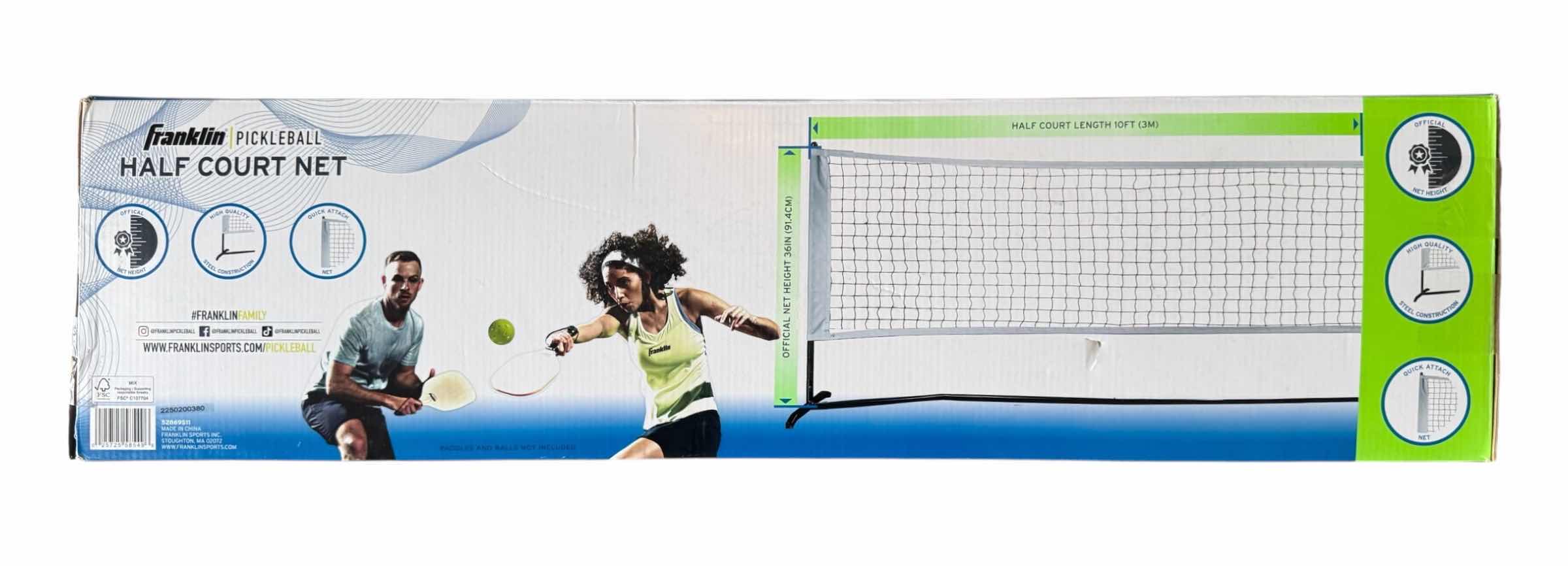 Photo 1 of FRANKLIN PICKLEBALL HALF COURT NET 10'

