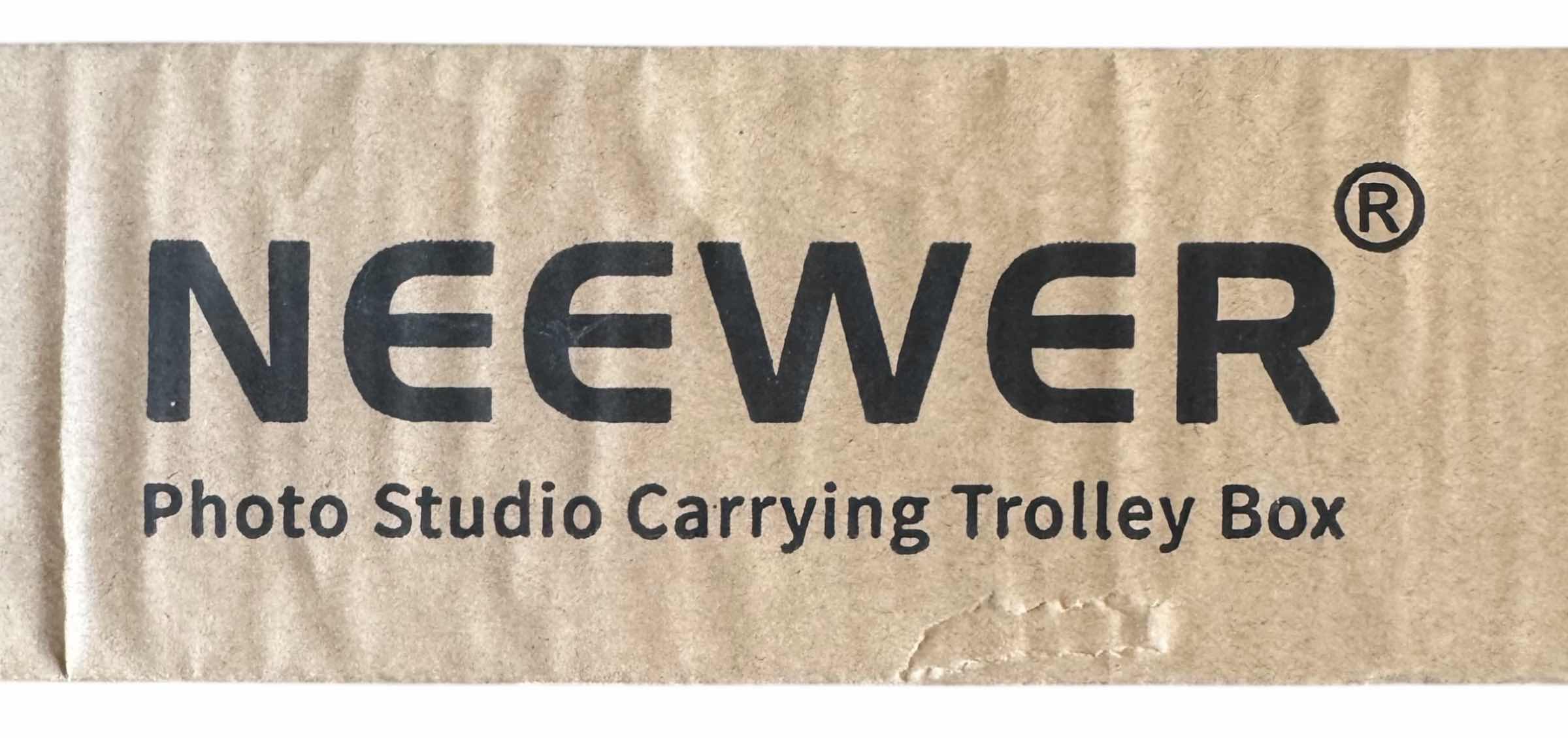 Photo 1 of NIB NEEWER PHOTO STUDIO CARRYING TROLLEY BOX W BACKDROP STAND 10'x7'