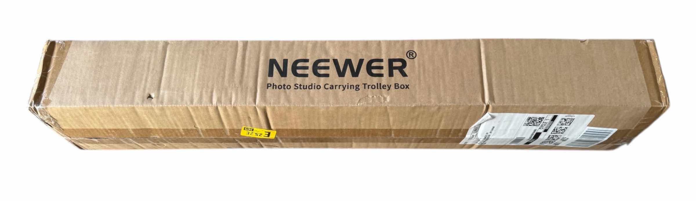 Photo 1 of NIB NEEWER PHOTO STUDIO CARRYING TROLLEY BOX W BACKDROP STAND 10'x7'