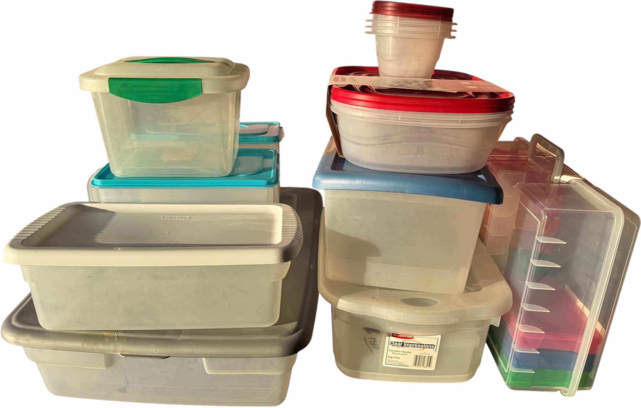 Photo 1 of FOOD STORAGE CONTAINERS-VARIOUS SIZES & SHAPES