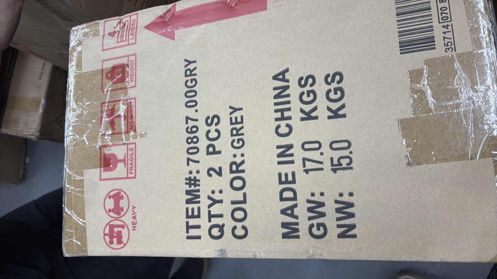 Photo 1 of FRENCH PROVINCIAL CHAIR GRAY