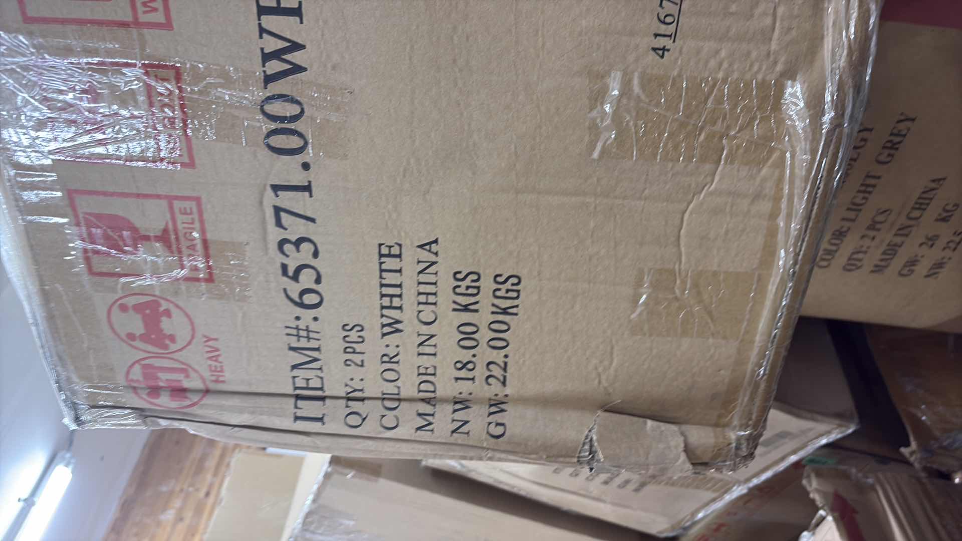 Photo 1 of 2-SAVANNAH INDUSTRIAL MODERN 24" COUNTER STOOL WITH FAUX LEATHER BACKING AND METAL PIPE BASE WHITE 