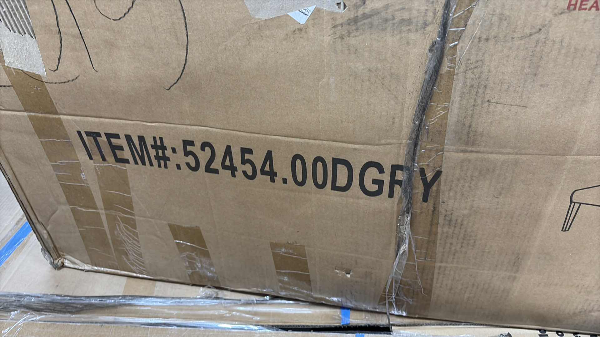 Photo 7 of 2-EMERSON CONTEMPORARY TUFTED ROLLTOP DINING CHAIRS