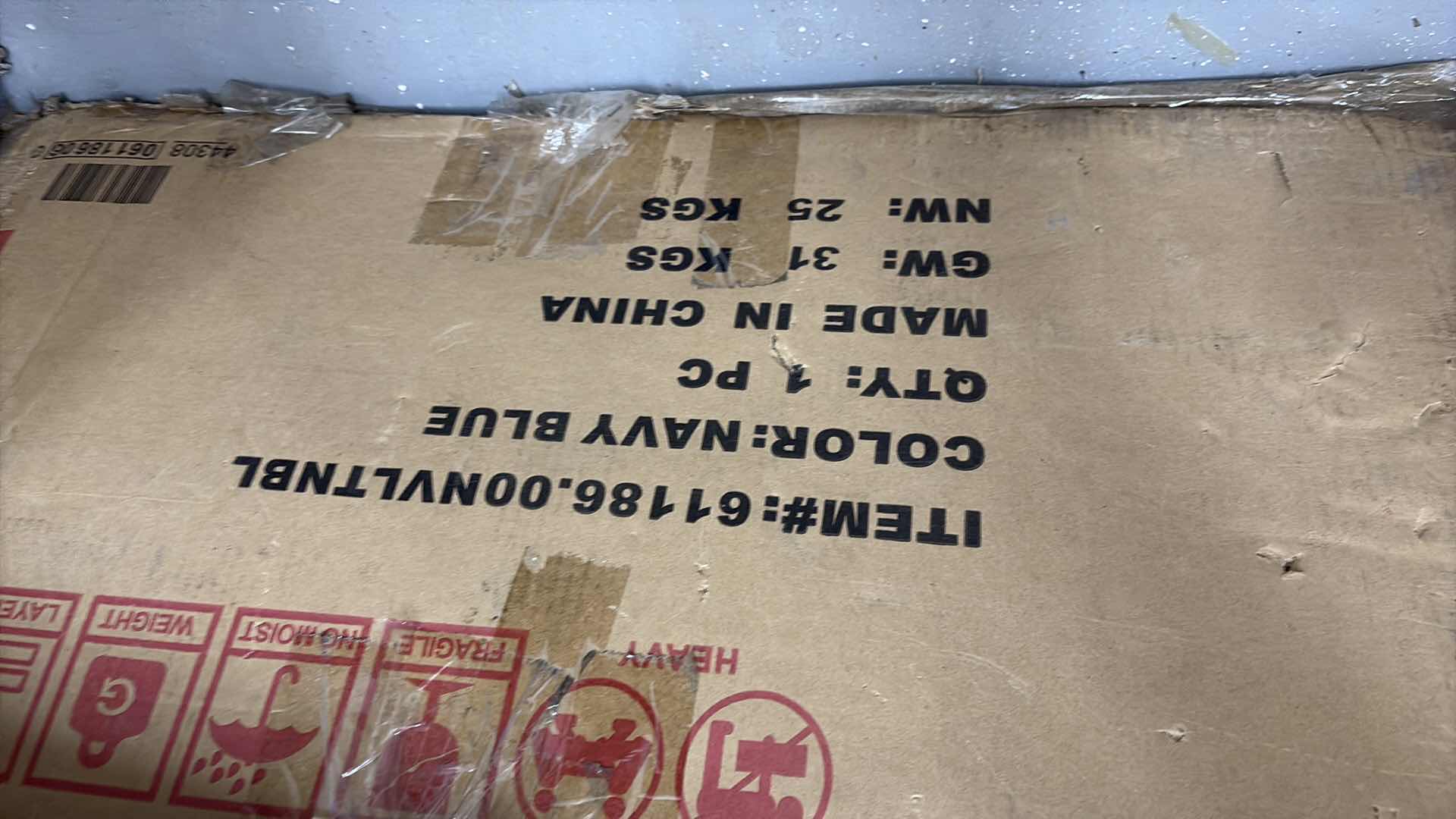 Photo 1 of LEONA FRENCH STYLE HIGH BACK TUFTED WINGED VELVET LOVESEAT IN NAVY BLUE