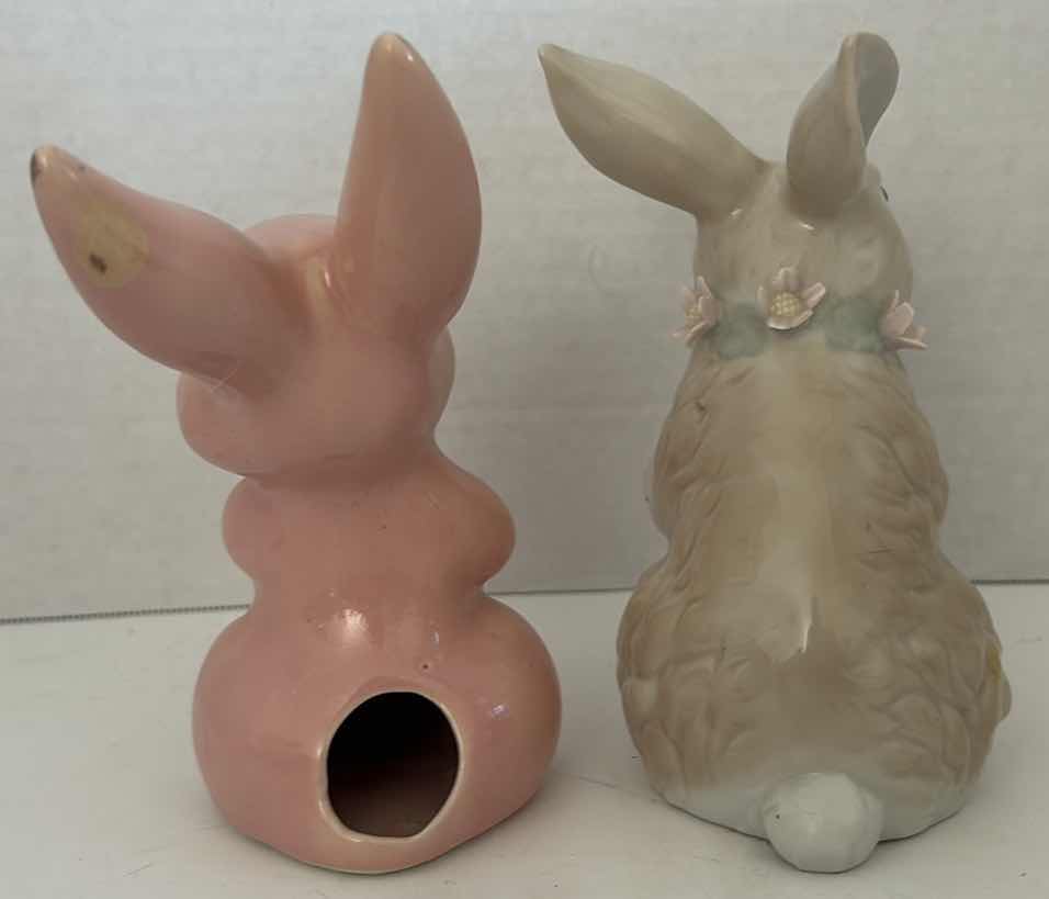 Photo 1 of (3)PCS BUNNY FIGURINE