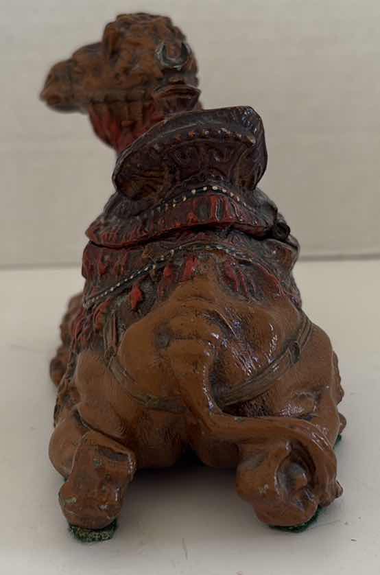 Photo 1 of ANTIQUE MOORISH METAL CAMEL INCENSE BURNER