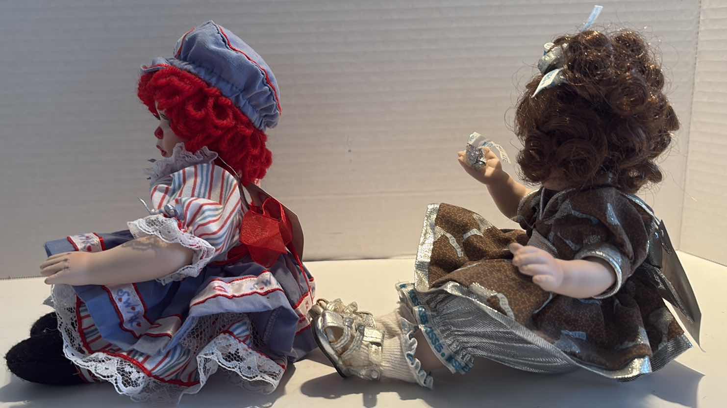 Photo 1 of (2)PCS MARIE OSMOND PORCELAIN DOLL H6.5”