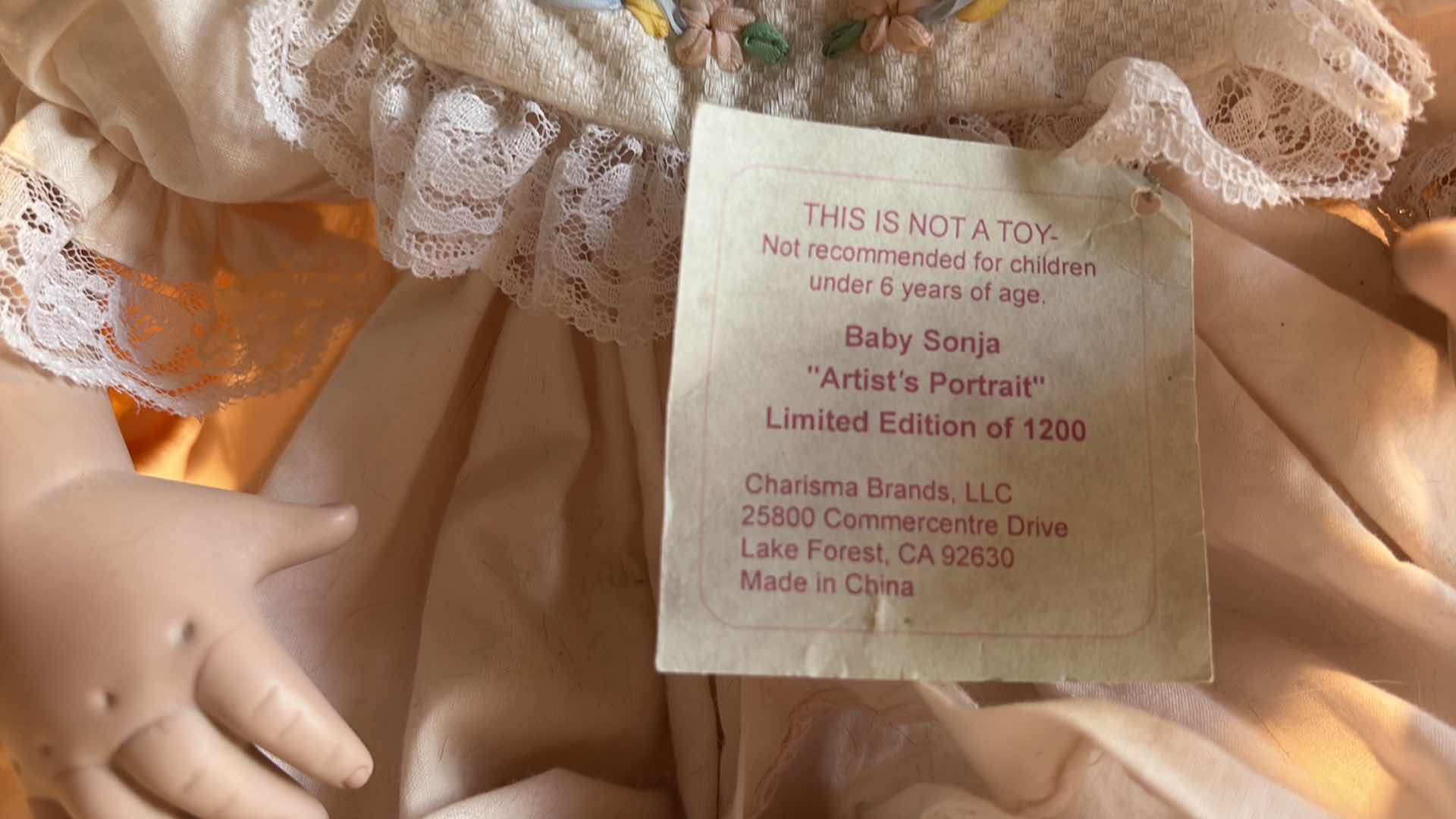 Photo 1 of (2)PCS PLASTIC AND DOLL 12”