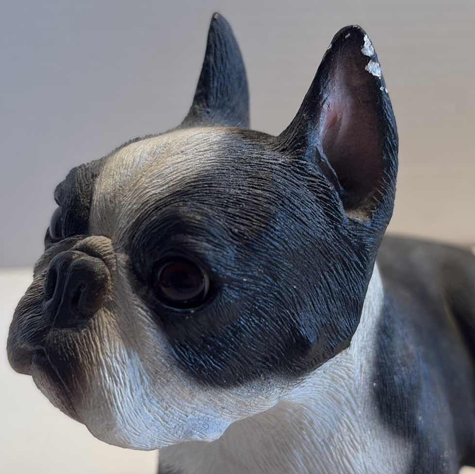 Photo 1 of (4)PCS BOSTON TERRIER FIGURINE