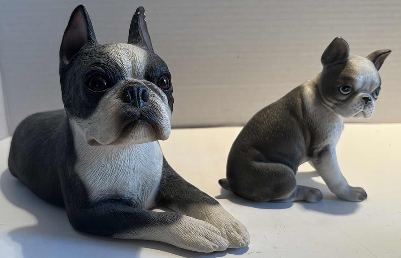 Photo 1 of (4)PCS BOSTON TERRIER FIGURINE