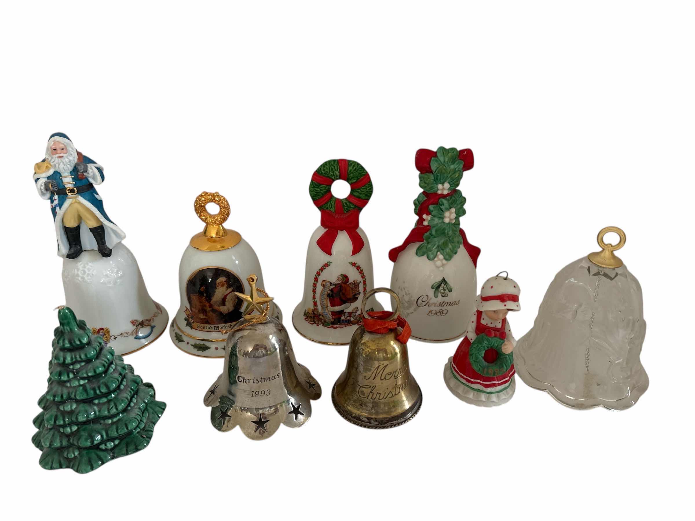 Photo 1 of (9)PCS CHRISTMAS BELLS H6.5”