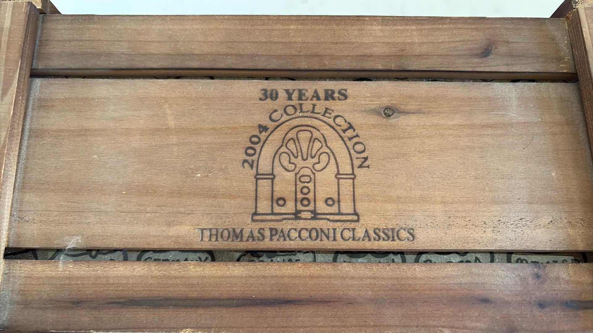 Photo 1 of (12)PCS THOMAS PACCONI HAND BLOWN GLASS ORNAMENTS