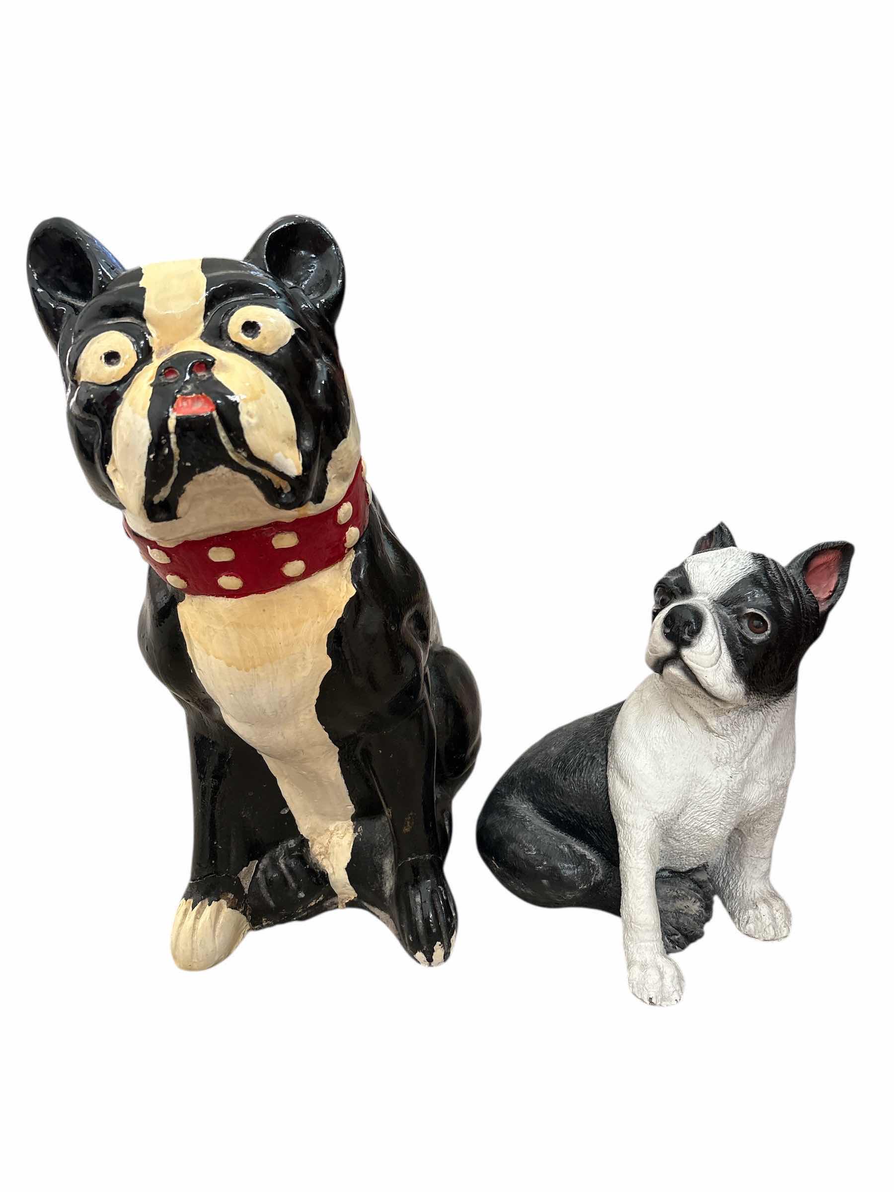Photo 1 of (2)PCS BOSTON TERRIERS STATUE H16”