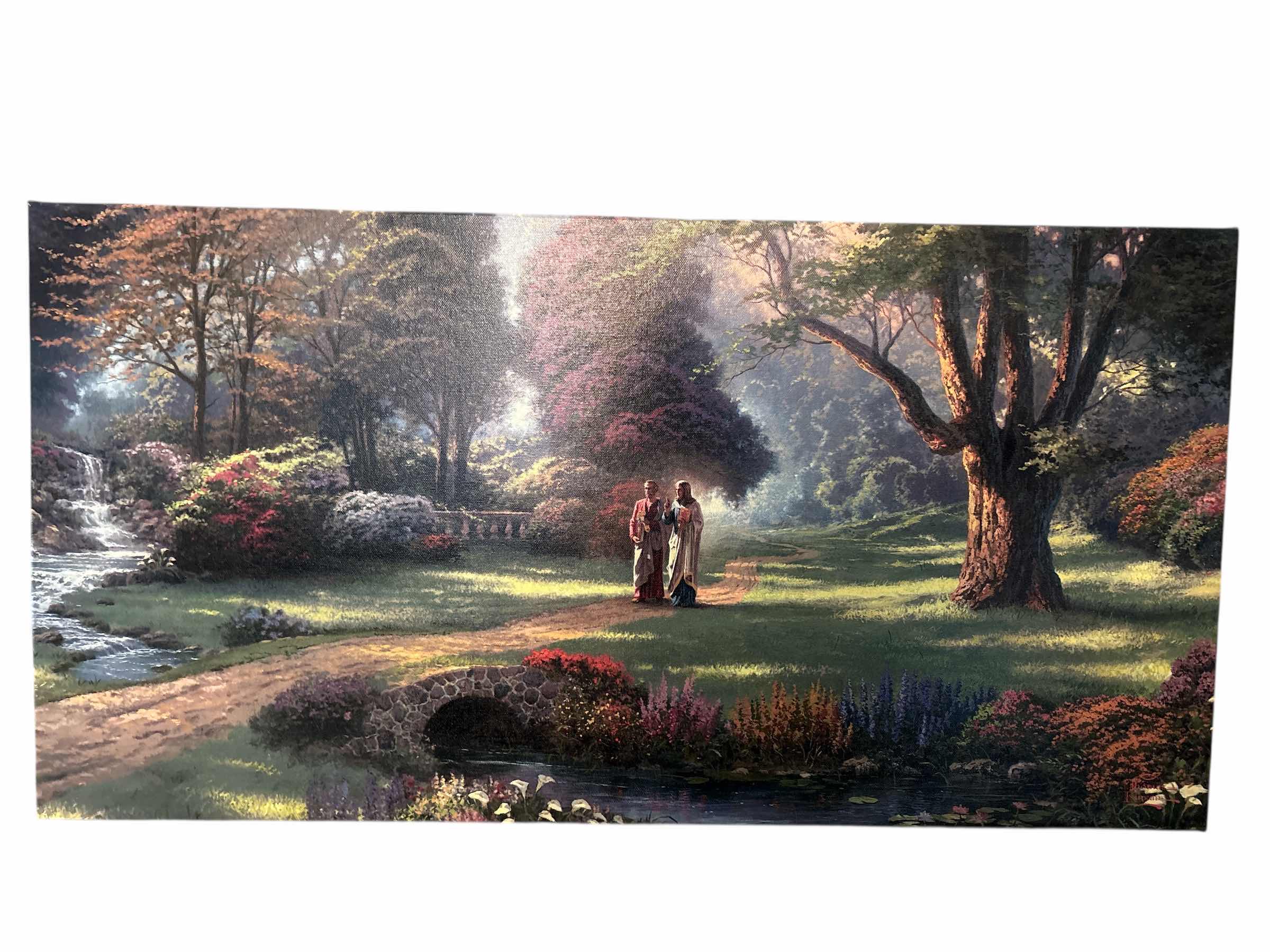 Photo 1 of (2)PCS RELIGIOUS CANVAS 31”X16”