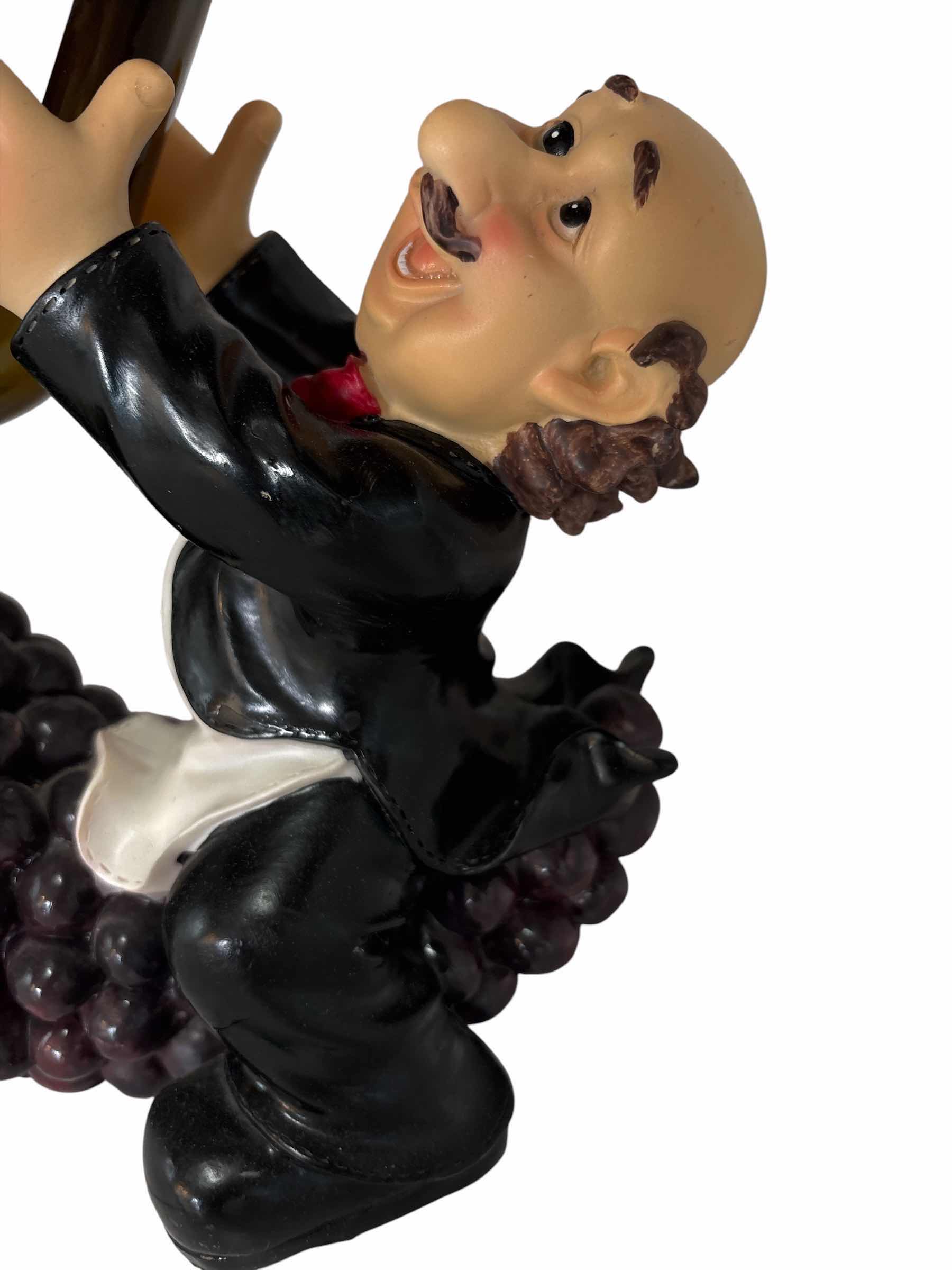 Photo 1 of CHEF RESIN WINE HOLDER H8” $35