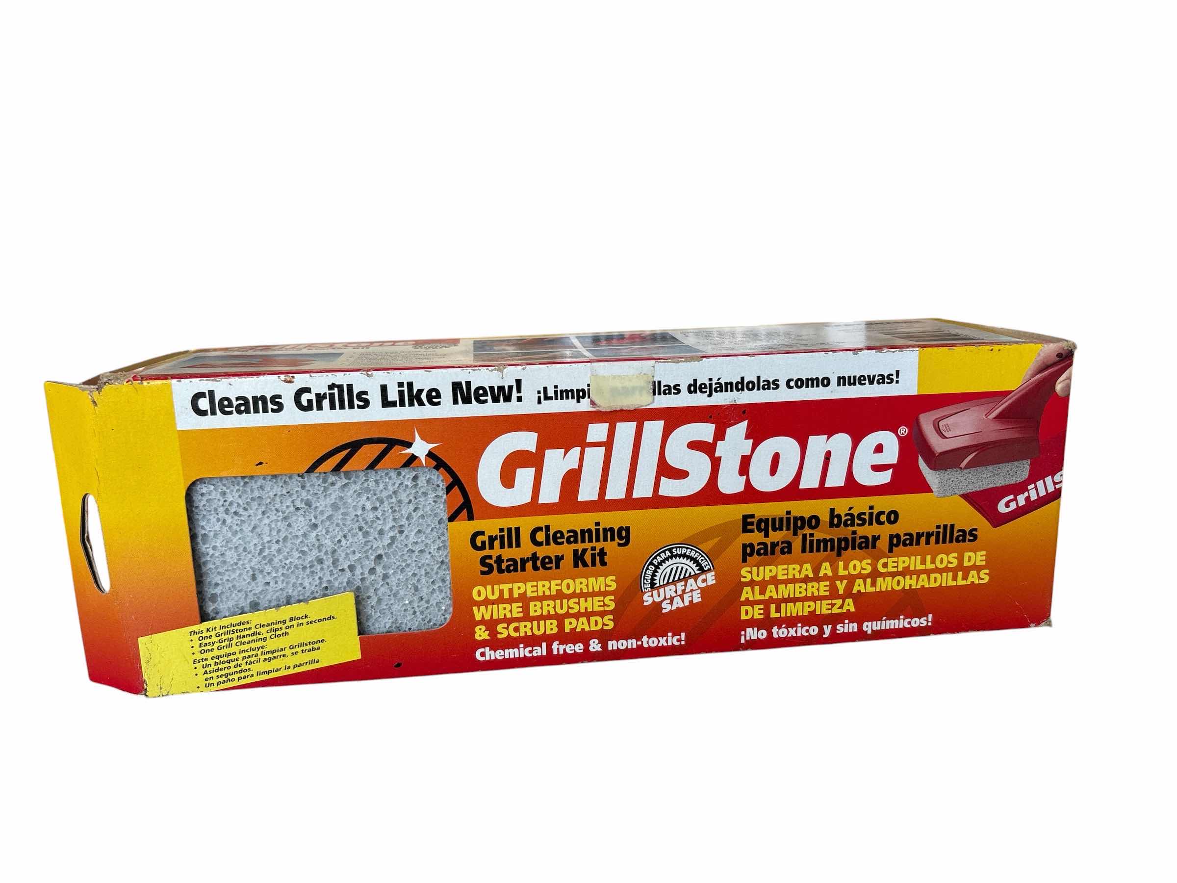 Photo 1 of (3)PCS GRILL, CLEANER & HAMBURGER PRESS