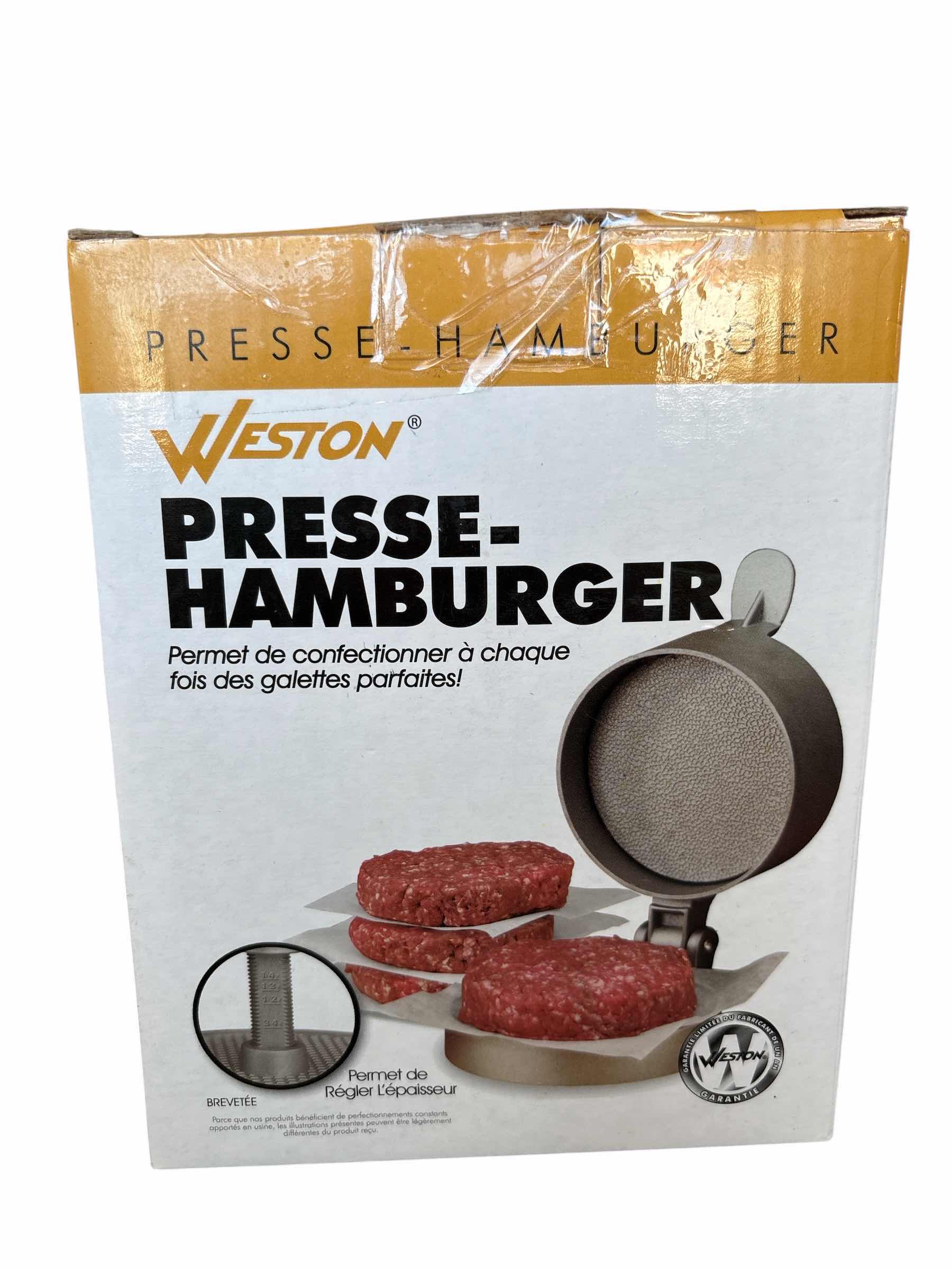 Photo 1 of (3)PCS GRILL, CLEANER & HAMBURGER PRESS