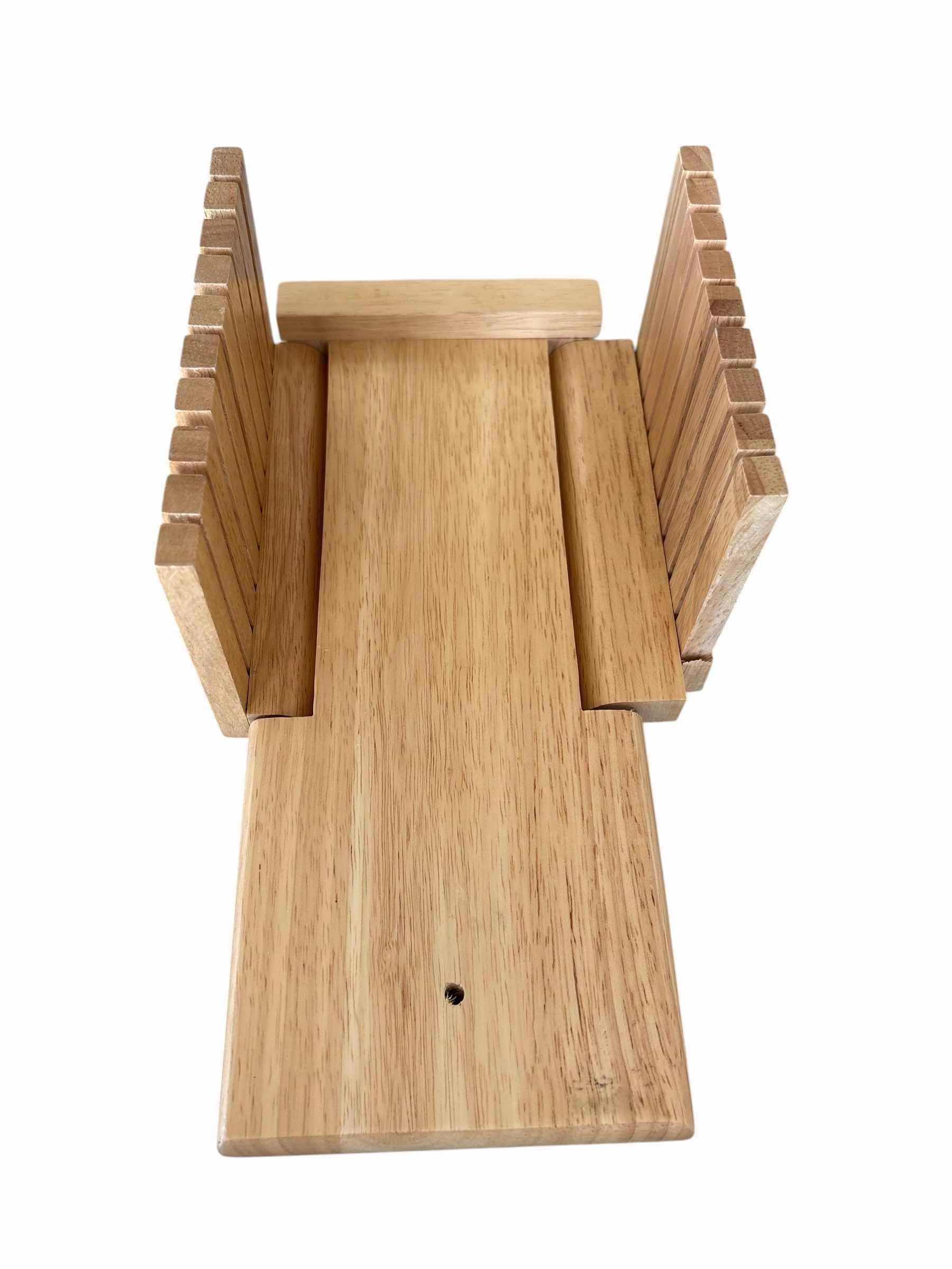 Photo 1 of (2)PCS BREAD KNIFE & BAMBOO HOLDER
