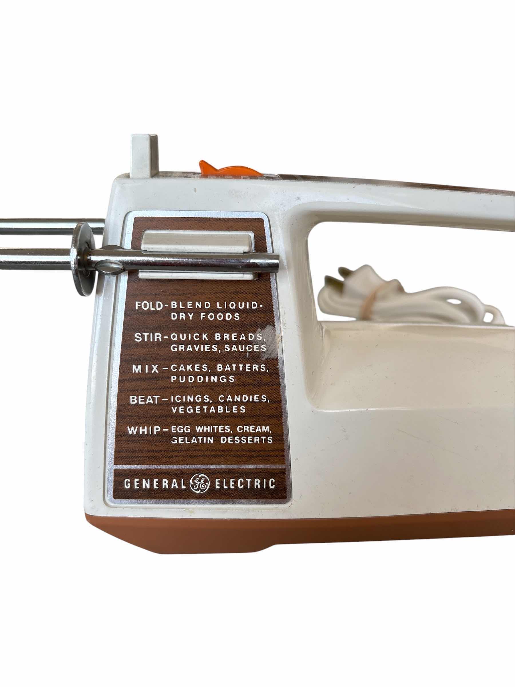 Photo 1 of VINTAGE GENERAL ELECTRIC HAND MIXER
