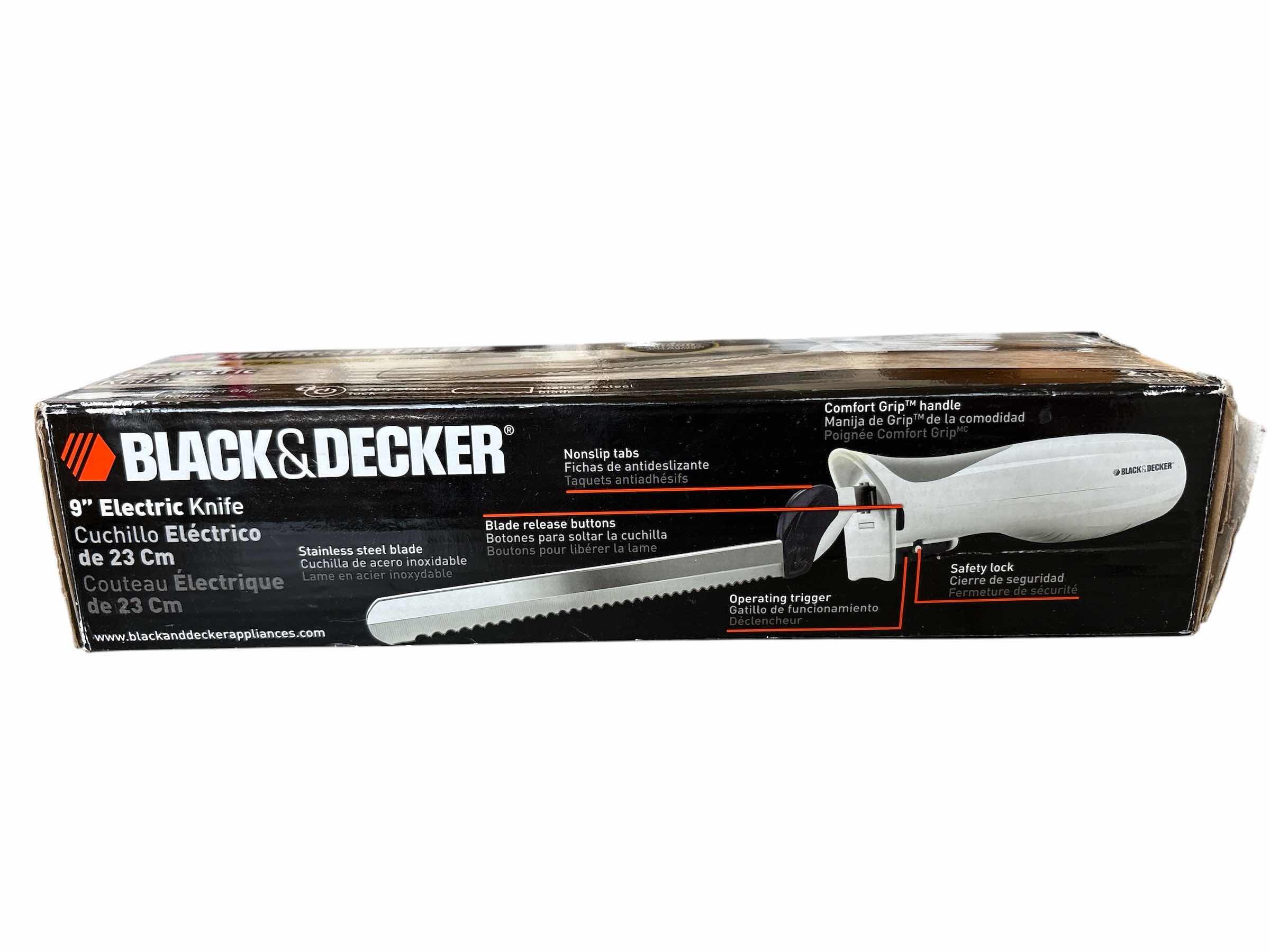 Photo 1 of NIB BLACK & DECKER ELECTRIC KNIFE 9” $34