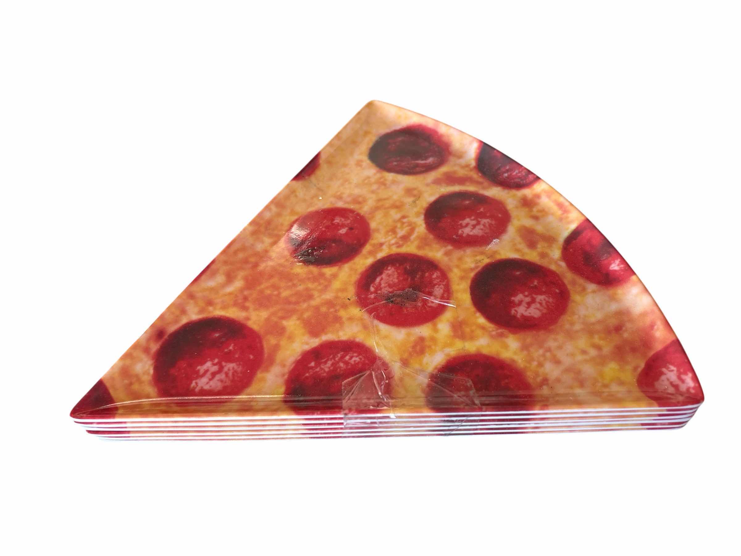 Photo 1 of (7)PCS PLASTIC PIZZA & ORIENTAL PLATE