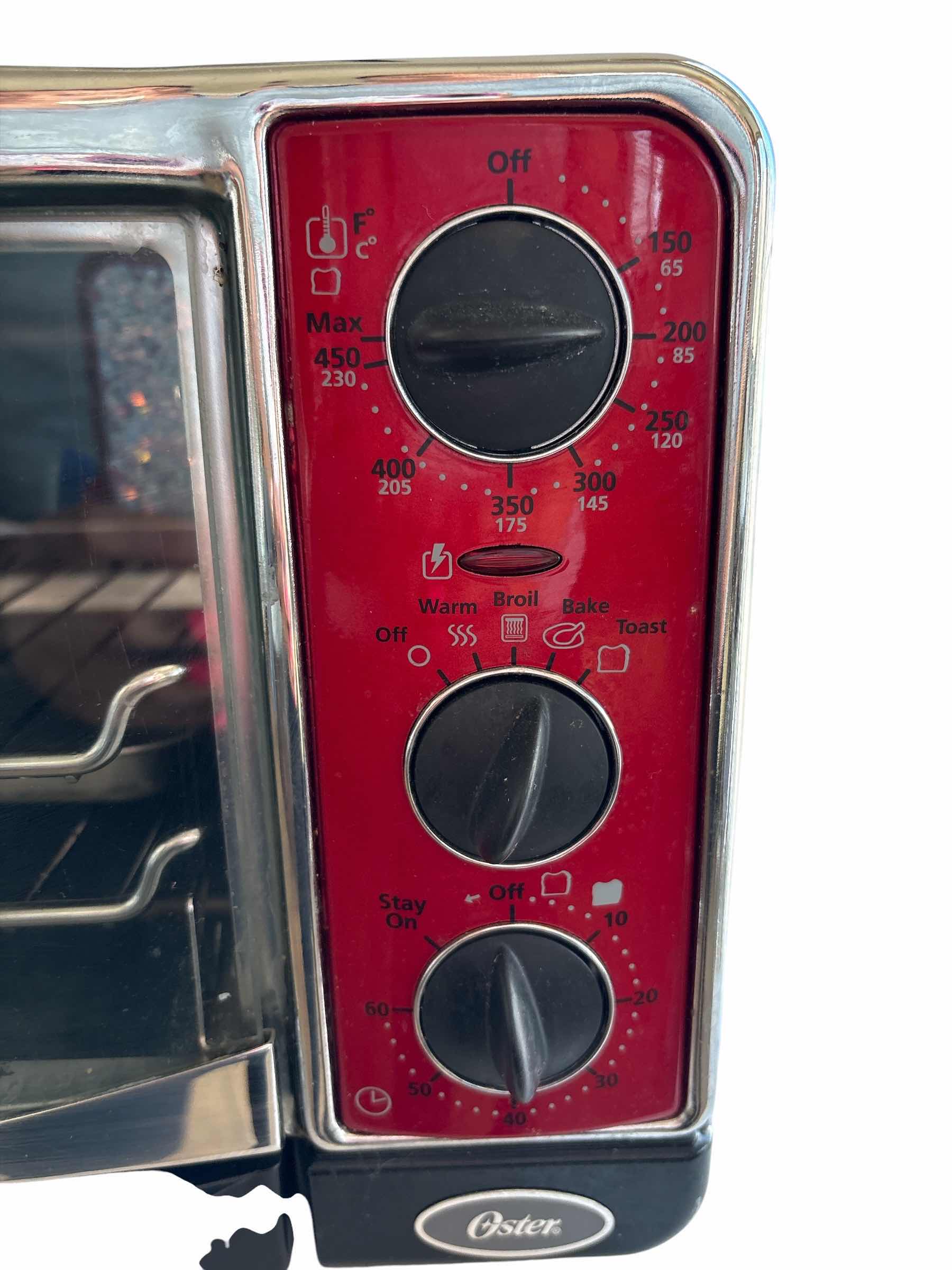 Photo 1 of OSTER RED TOASTER OVEN